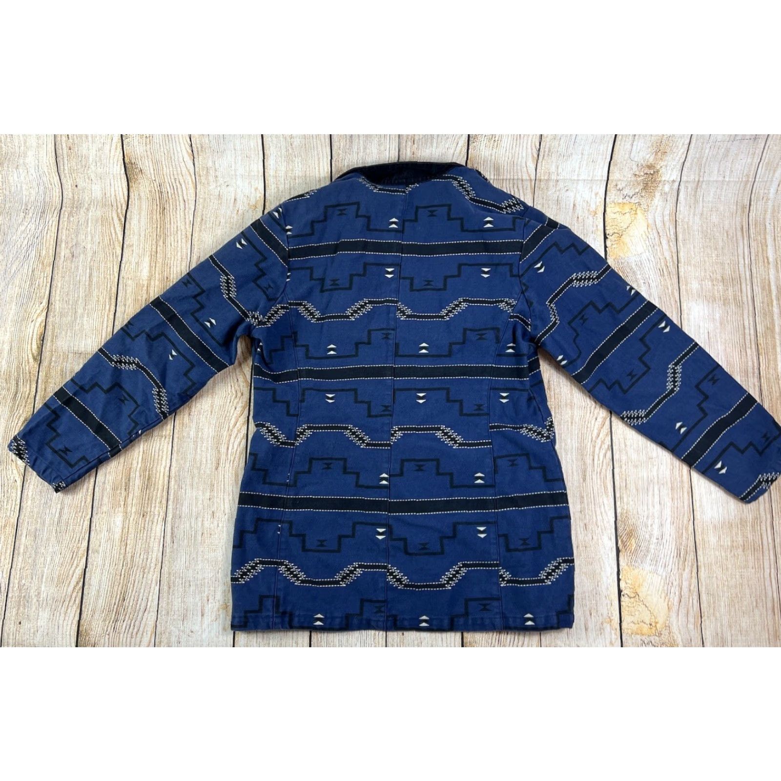 Vintage VINTAGE Western Jacket Circle T Marilyn Lenox Aztec Button L Blue Women Size L / US 10 / IT 46 - 2 Thumbnail