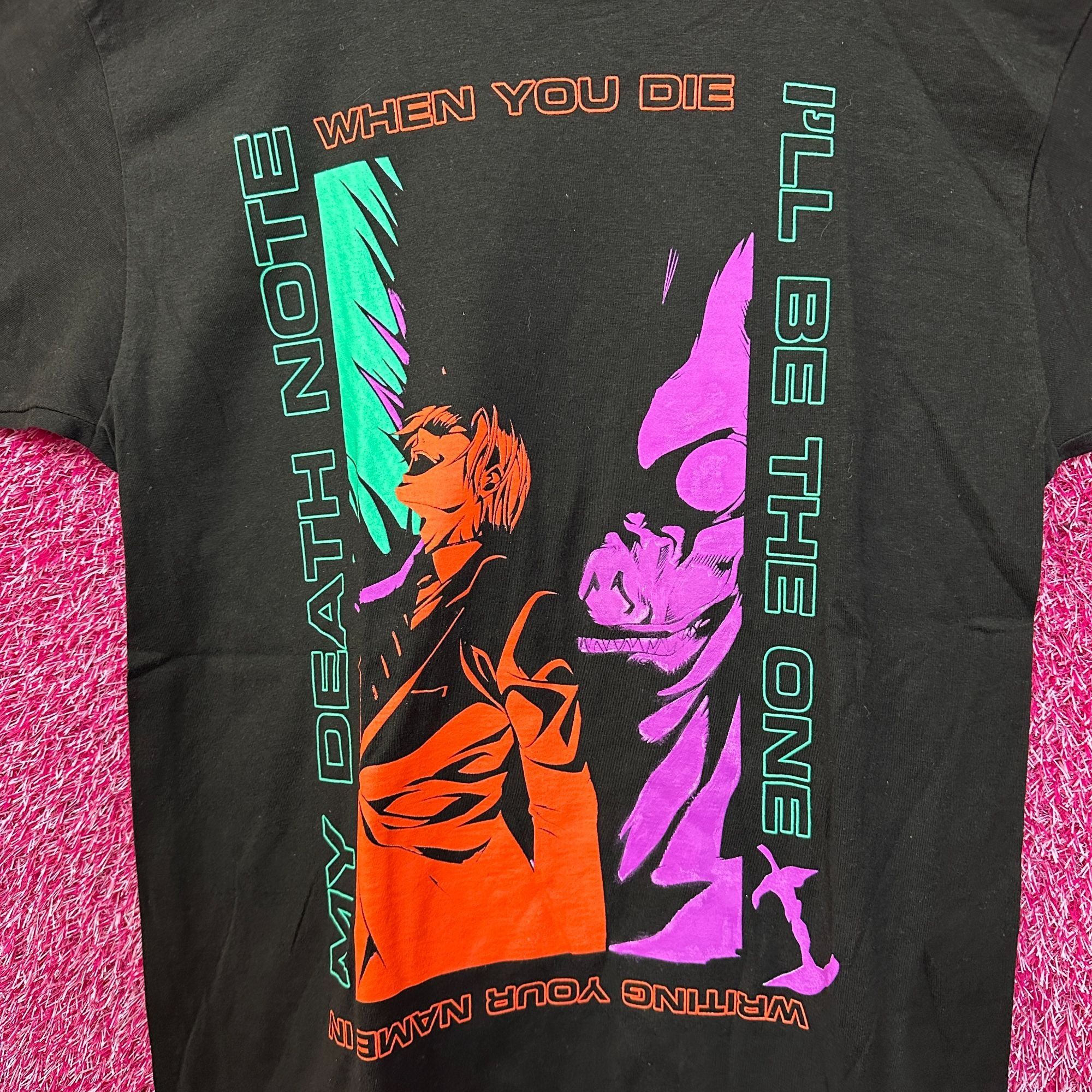 Anime Death Note Write Your Name Light Yagami & Ryuk Women’s Tee L Size L / US 10 / IT 46 - 2 Thumbnail
