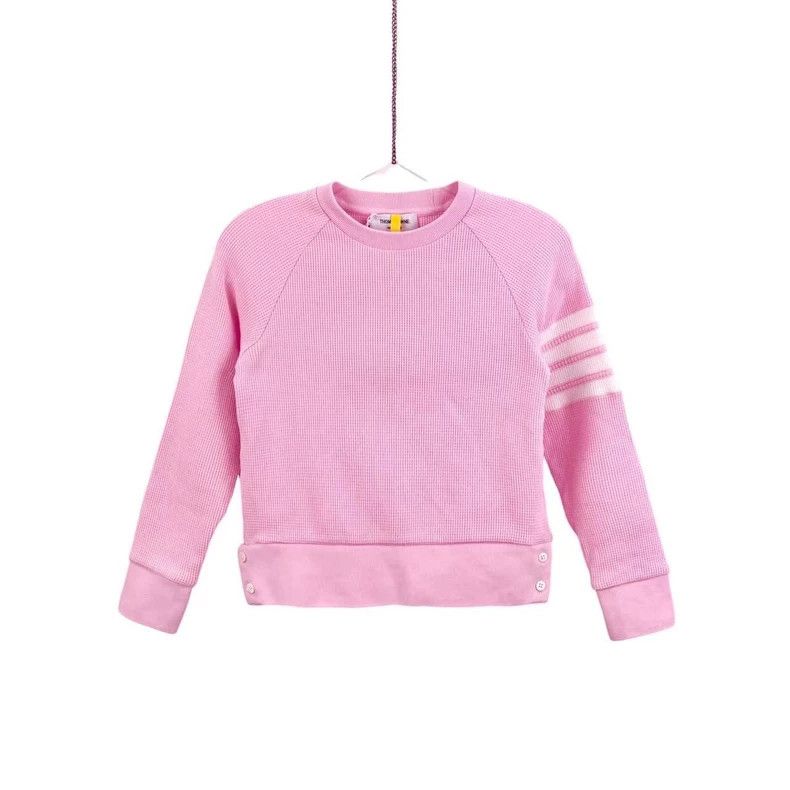Thom Browne Thom Browne Solid striped round neck hoodie Size XS / US 0-2 / IT 36-38 - 1 Thumbnail
