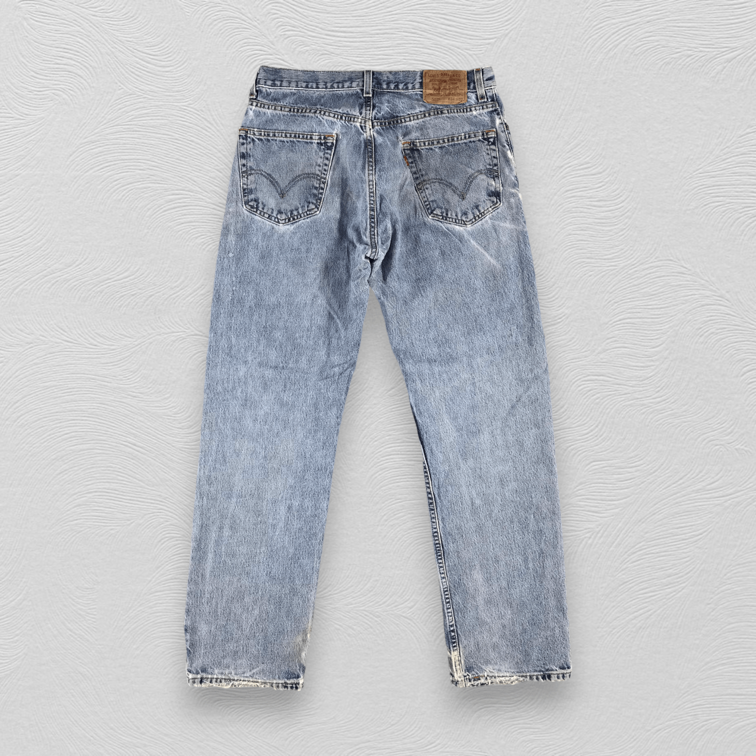 Levi's Vintage Levi's 505 Jeans Distress Regular Fit Denim KJ967 Size US 34 / EU 50 - 2 Thumbnail