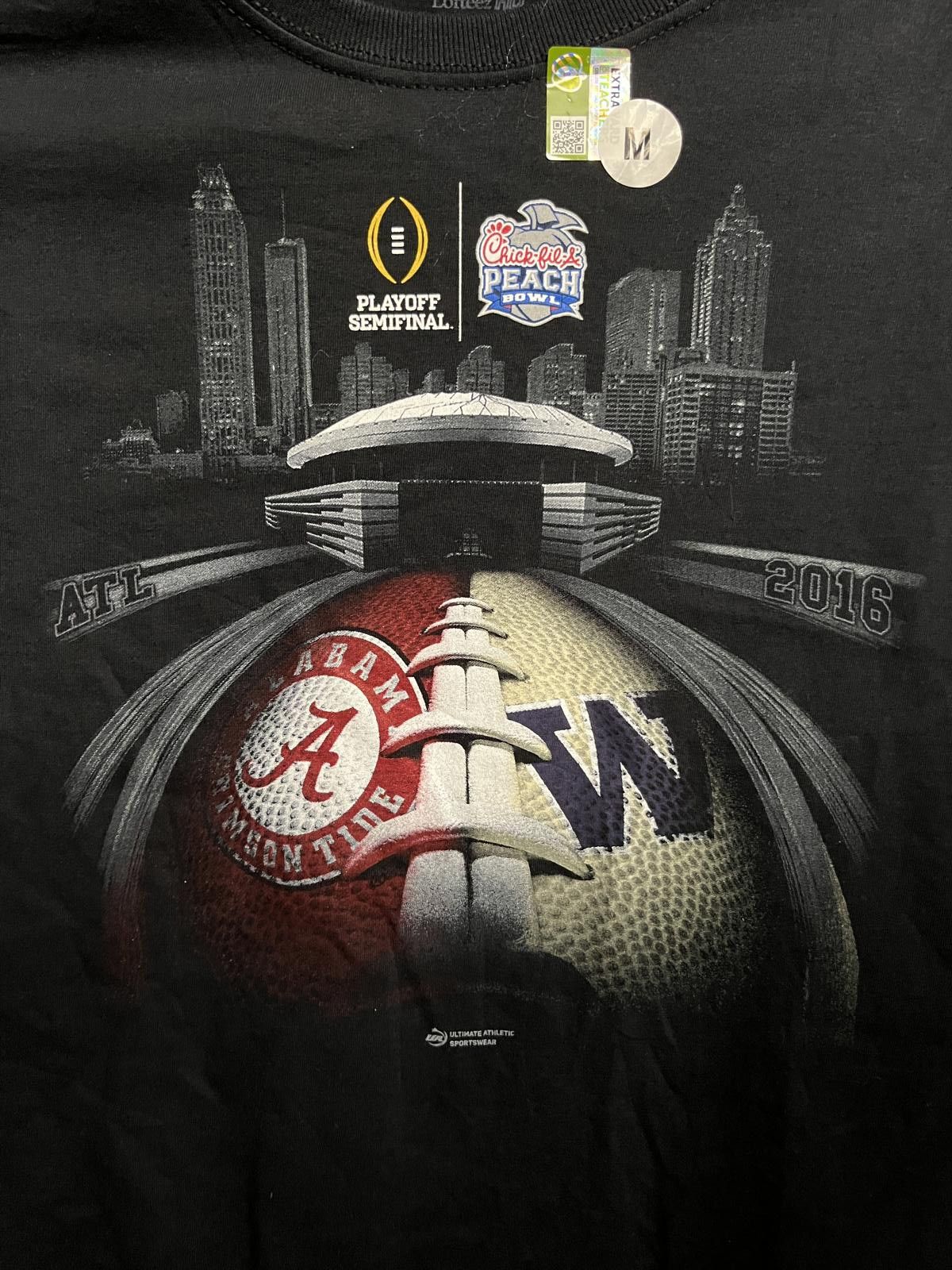 Fruit Of The Loom Chick-fil-A Bowl 2016 T-shirt Huskies vs Crimson Tide Tee -M Size US M / EU 48-50 / 2 - 4 Thumbnail