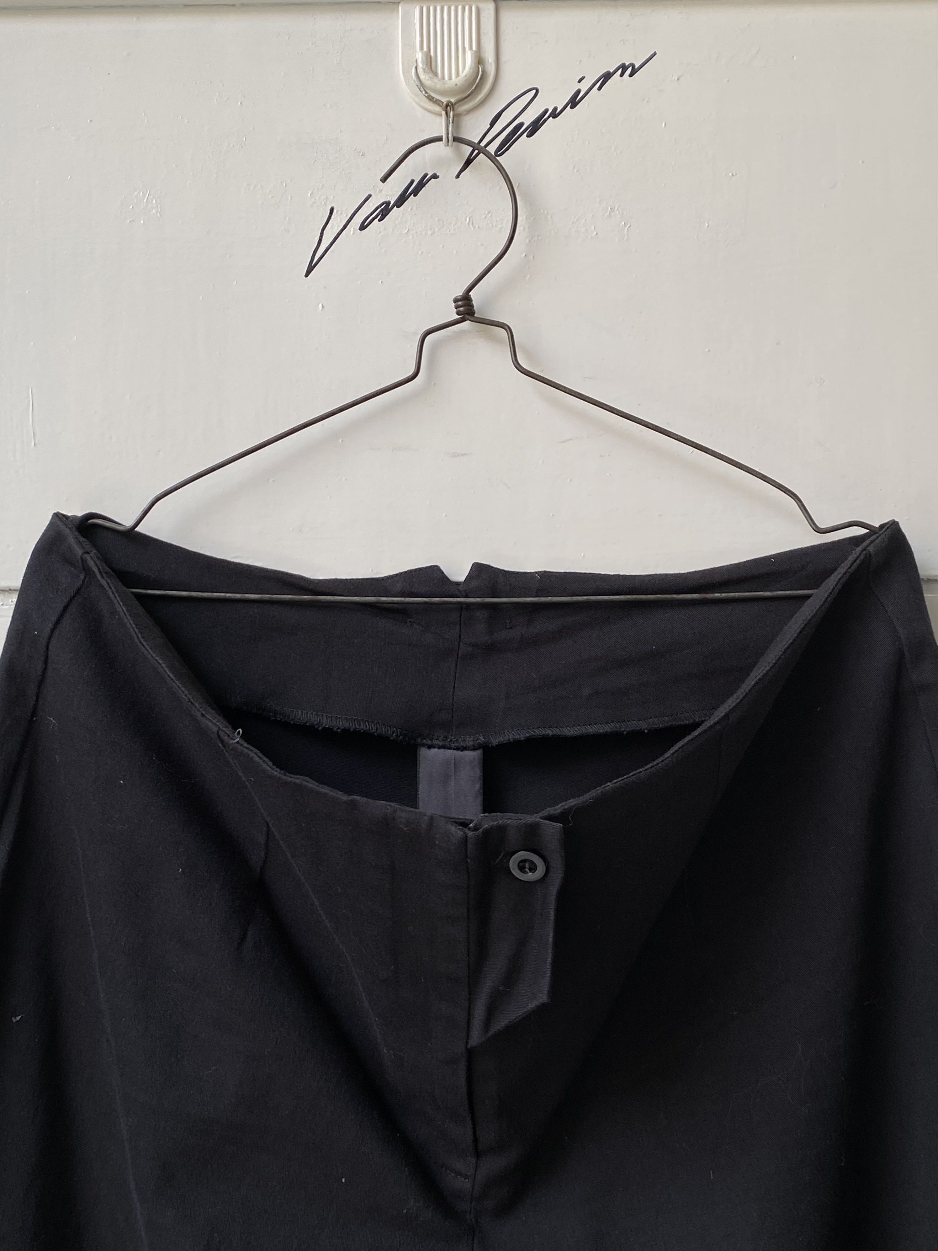 Yohji Yamamoto Yohji Yamamoto ROBYN Black Long Pants Size US 34 / EU 50 - 3 Thumbnail