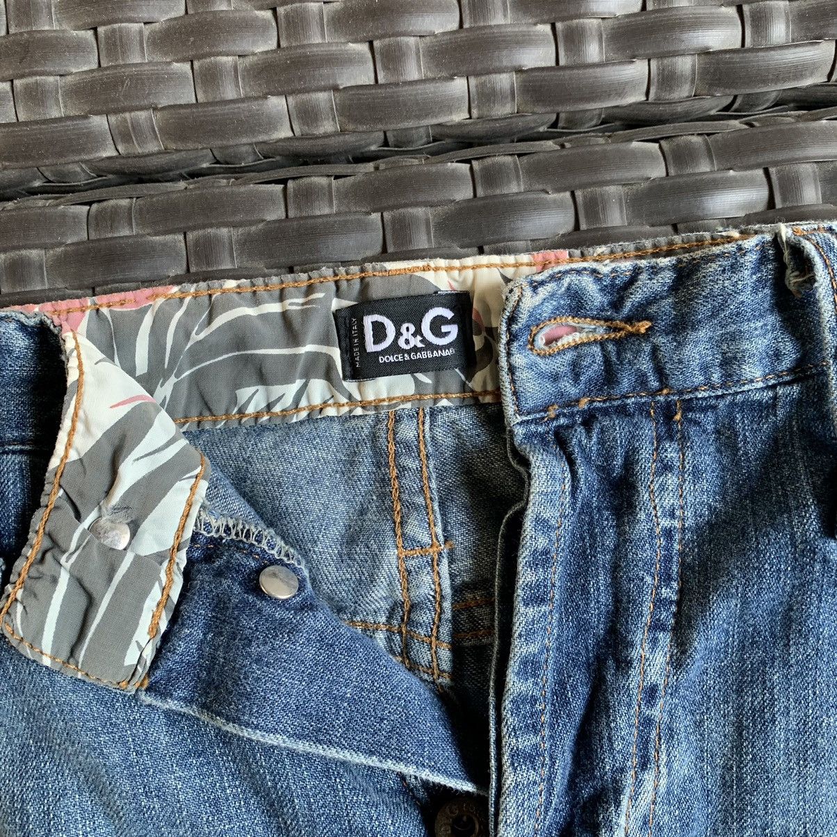 Dolce & Gabbana Very Rare Vintage Dolce & Gabbana Ittierre Striped Denim Jeans Size US 34 / EU 50 - 4 Thumbnail