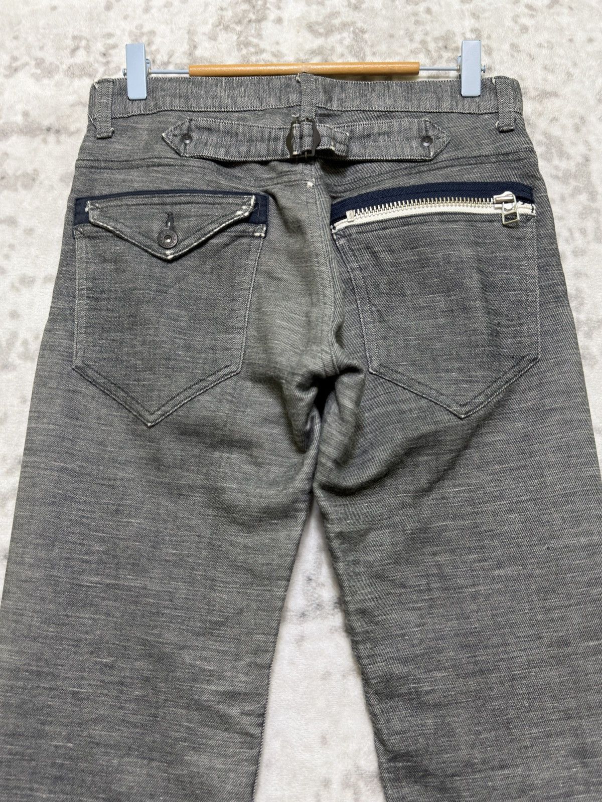 semanticdesign Semantic Design Slim Tapered Cinch Back Zip Pocket Pants Y2K Size US 29 - 9 Thumbnail
