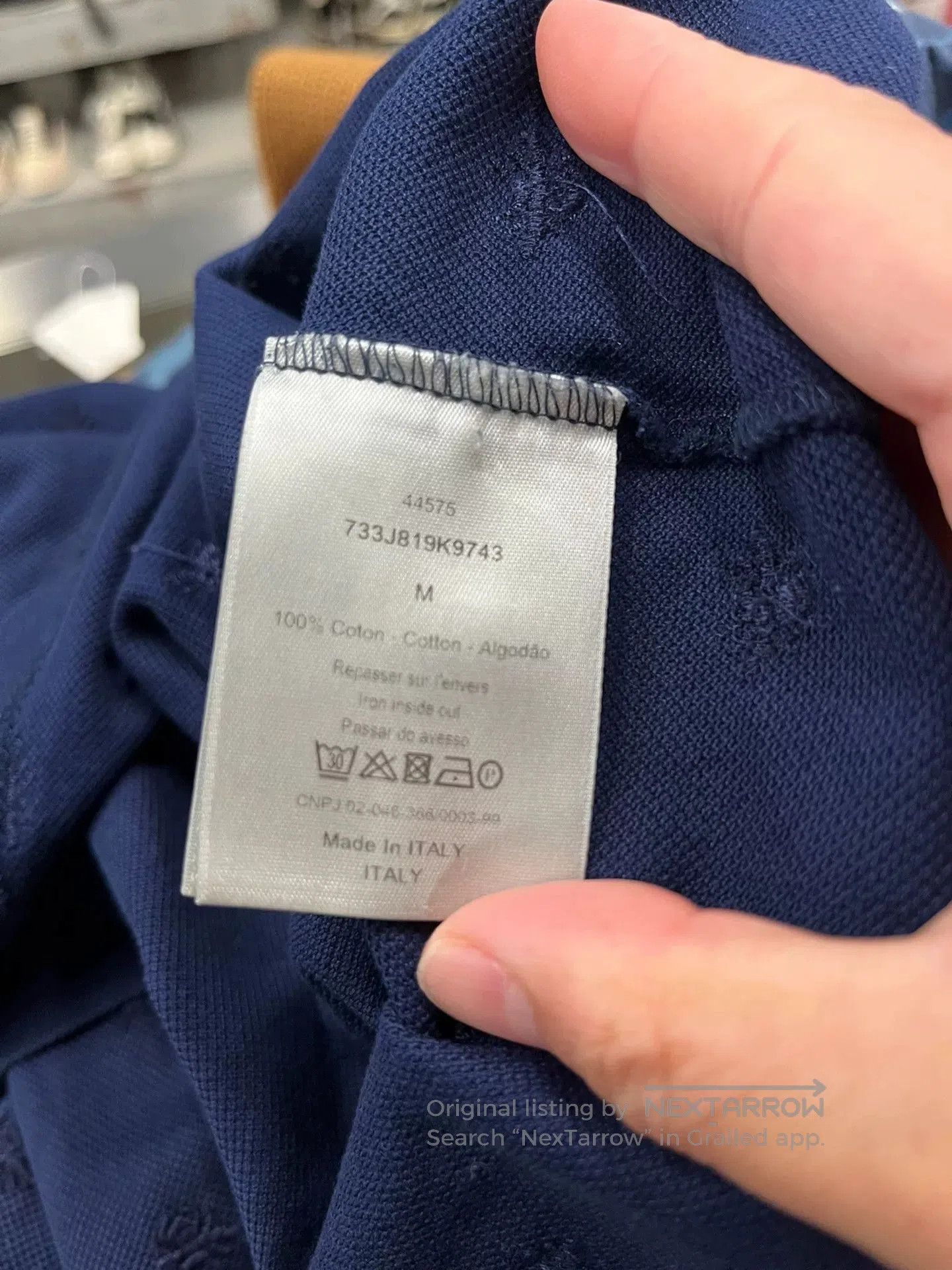 Dior Dior Men's Bee Polo Shirt. Size US M / EU 48-50 / 2 - 5 Thumbnail
