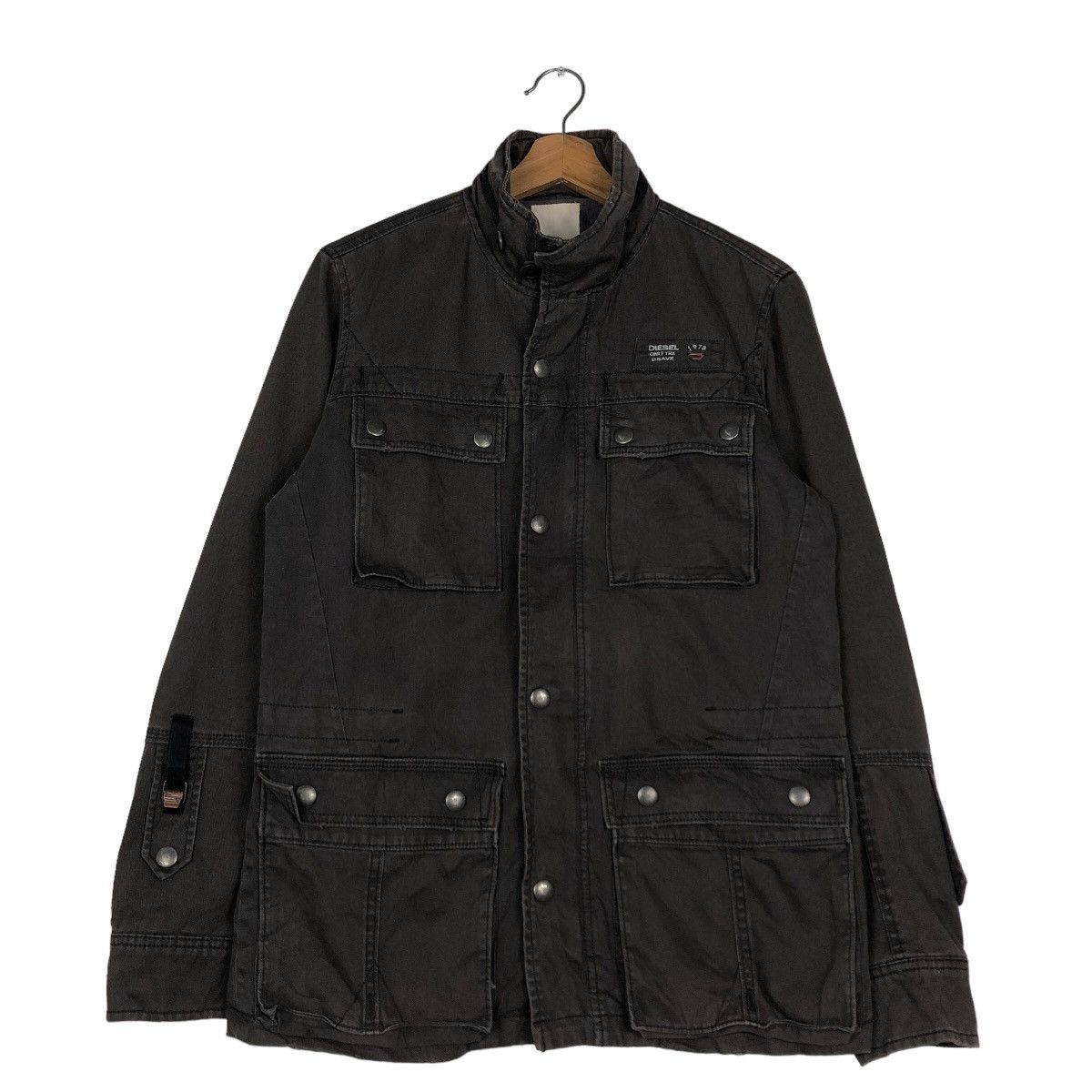 Diesel 🔥Vintage Biker Jacket Utility Multi Pocket Diesel Size US S / EU 44-46 / 1 - 1 Thumbnail