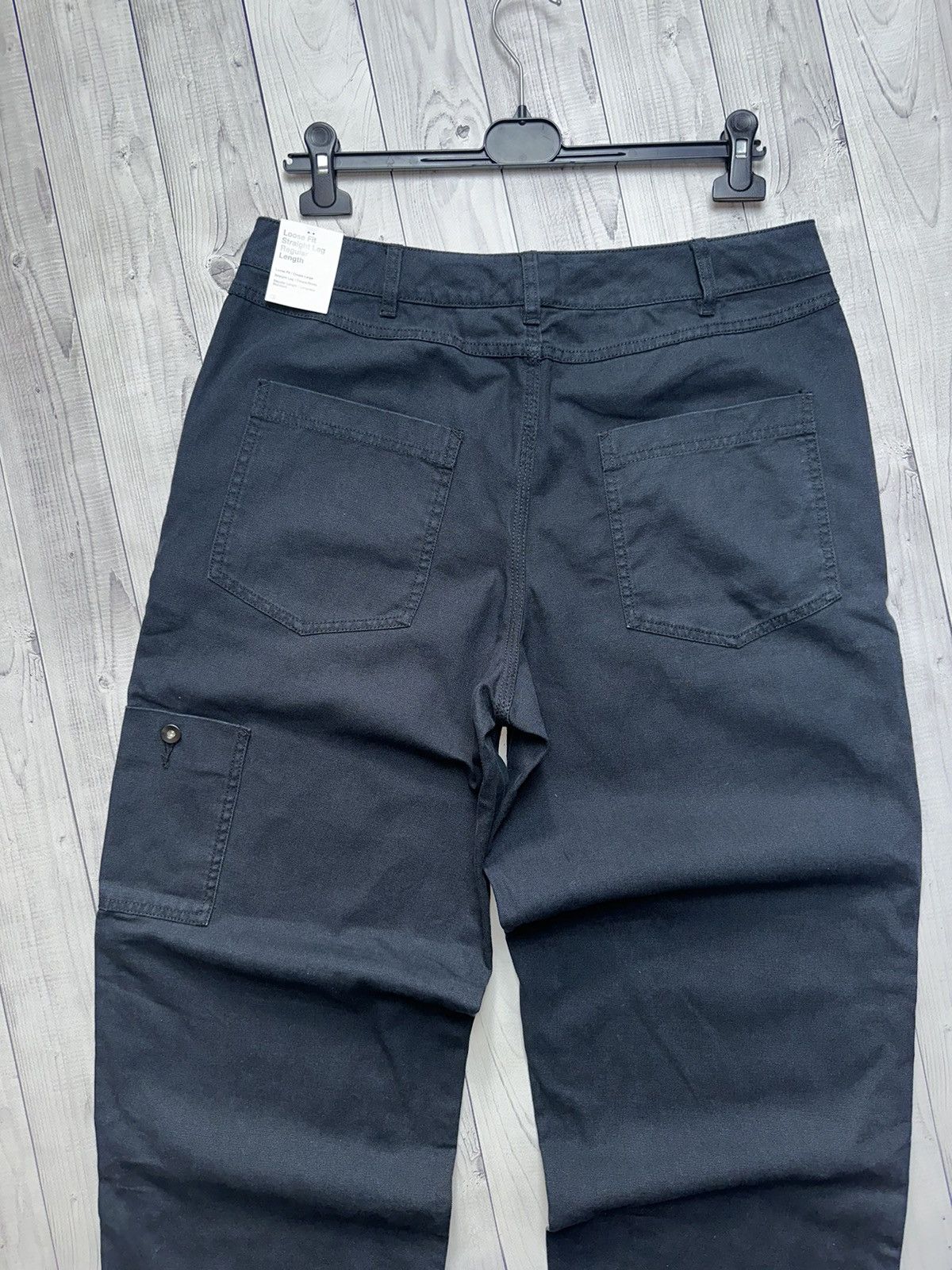 Nike × Vintage Vintage Nike Cargo pants work rare size M logo denim rare Size US 32 / EU 48 - 4 Thumbnail