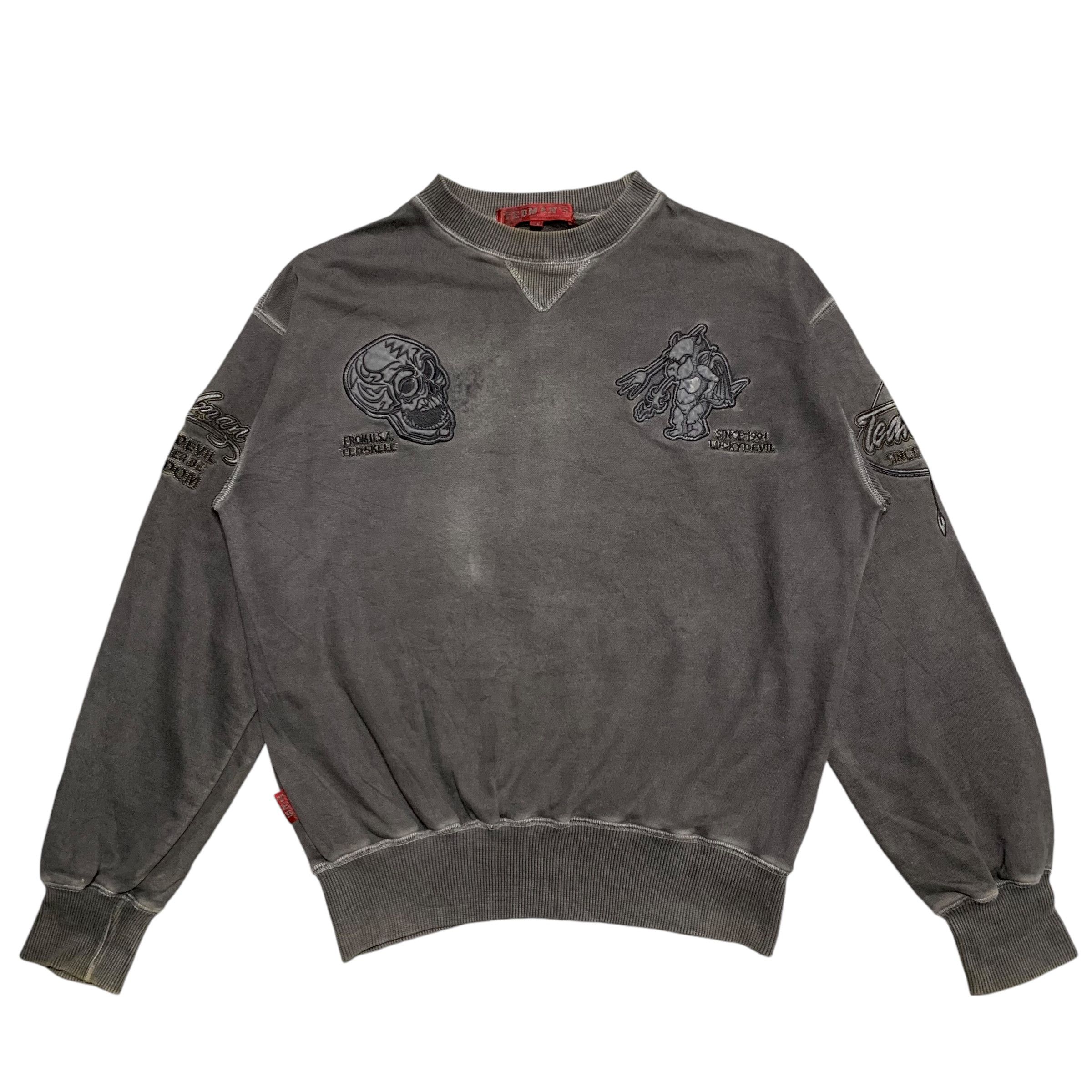 Tedman Vintage Tedman Lucky Little Devil Embroidery Sweatshirt Size US L / EU 52-54 / 3 - 7 Thumbnail