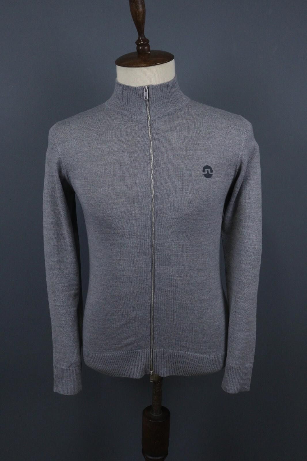 J.Lindeberg J. Lindeberg Gray Merino Wool Acrylic Zip Sweater Size M Size US M / EU 48-50 / 2 - 1 Thumbnail