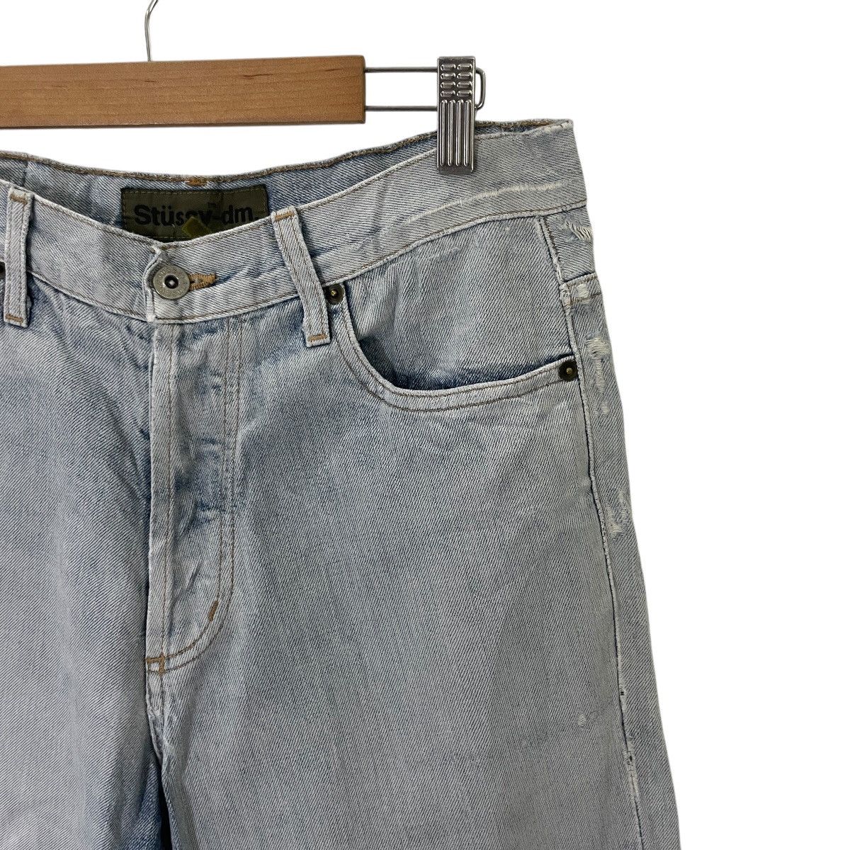 Stussy Vintage Stussy.dm Distressed Denim Size US 30 / EU 46 - 4 Thumbnail