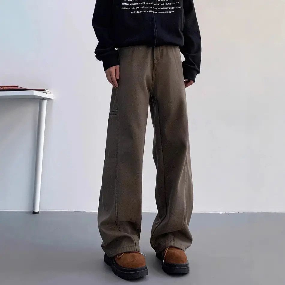 Japanese Brand × Jean Retro loose wide leg high street jeans Size US 32 / EU 48 - 1 Thumbnail