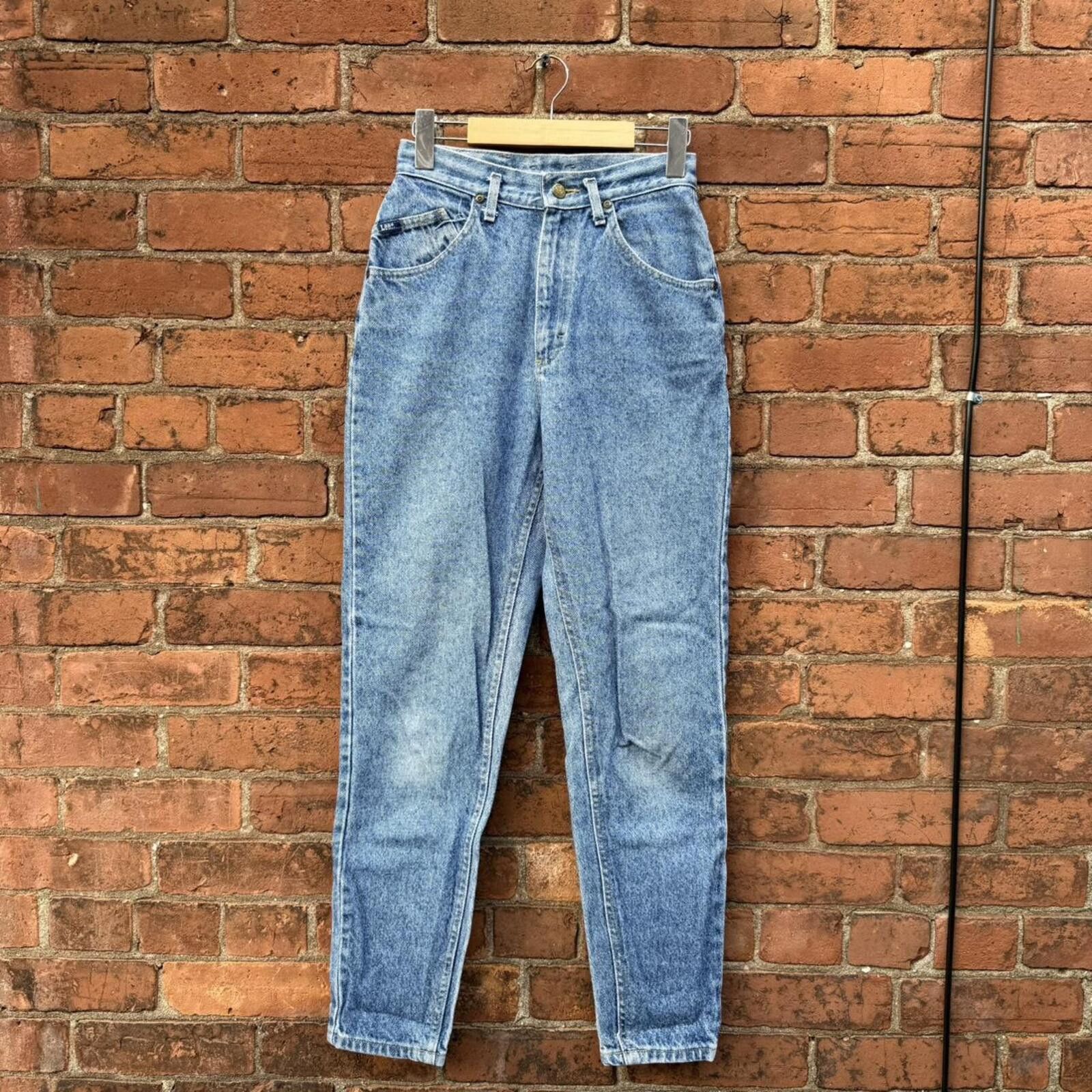 Lee vintage Lee riders light washed jeans 80s/90s 24x29 Size 24" / US 00 / IT 34 - 1 Thumbnail