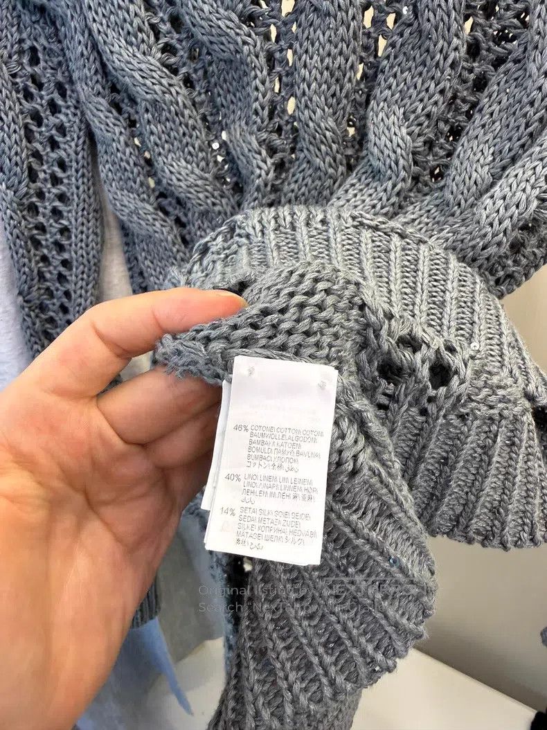 Brunello Cucinelli Brunello Cucinelli Sequined Twisted Knit Sweater Size S / US 4 / IT 40 - 6 Thumbnail