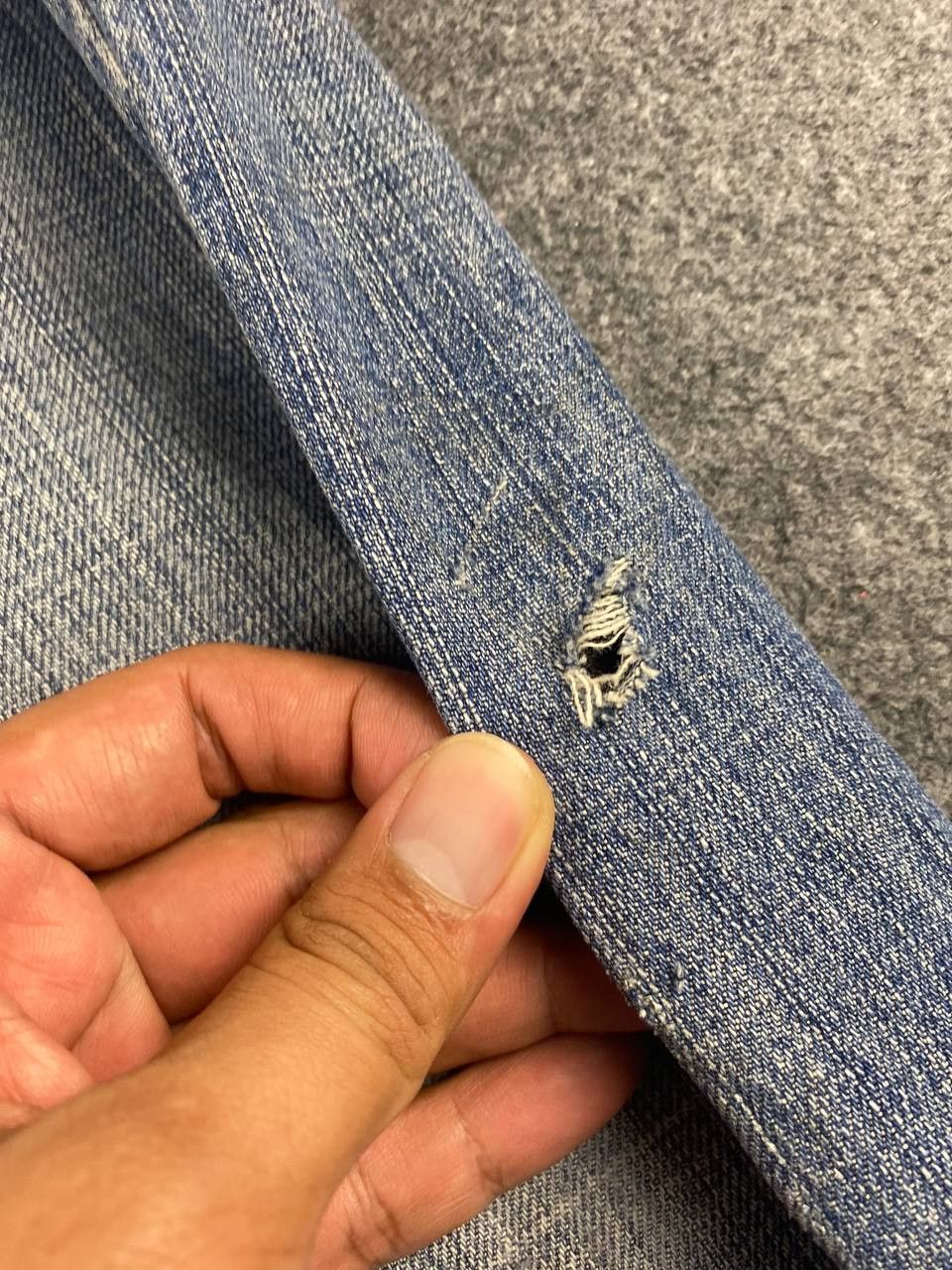 Levi's levis 569 relaxed straight distressed denim Size US 34 / EU 50 - 10 Thumbnail