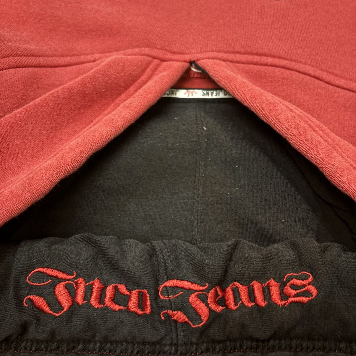 JNCO JNCO red hoodie Size US XL / EU 56 / 4 - 4 Thumbnail