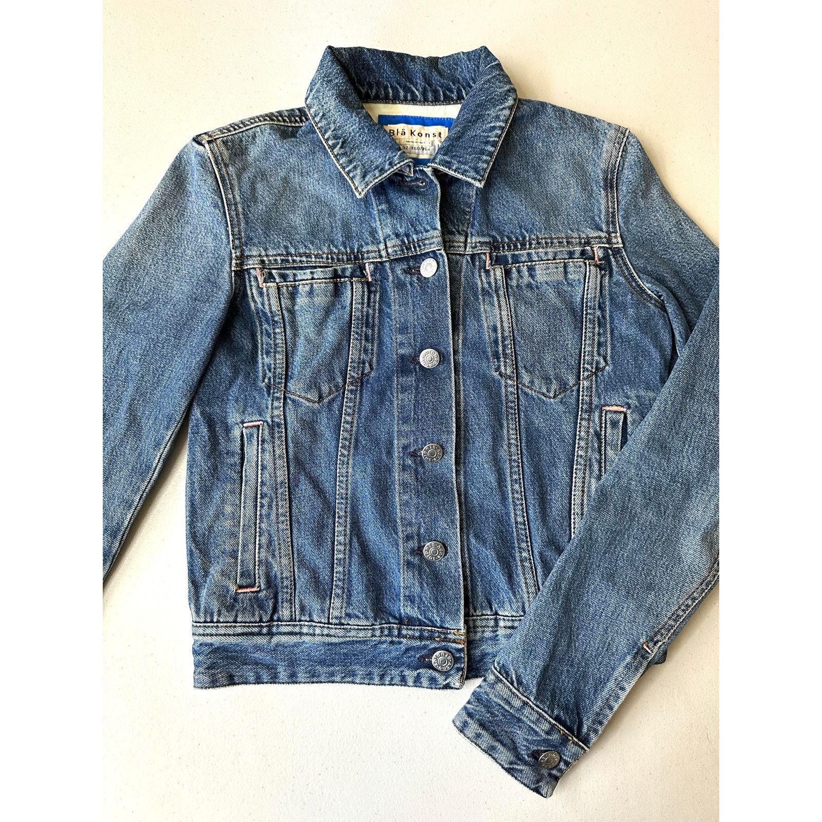 Acne Studios Acne Studios Bla Konst Cliff Denim Jacket Womens 32 160/76A Size XXS / US 00 / IT 34 - 1 Thumbnail