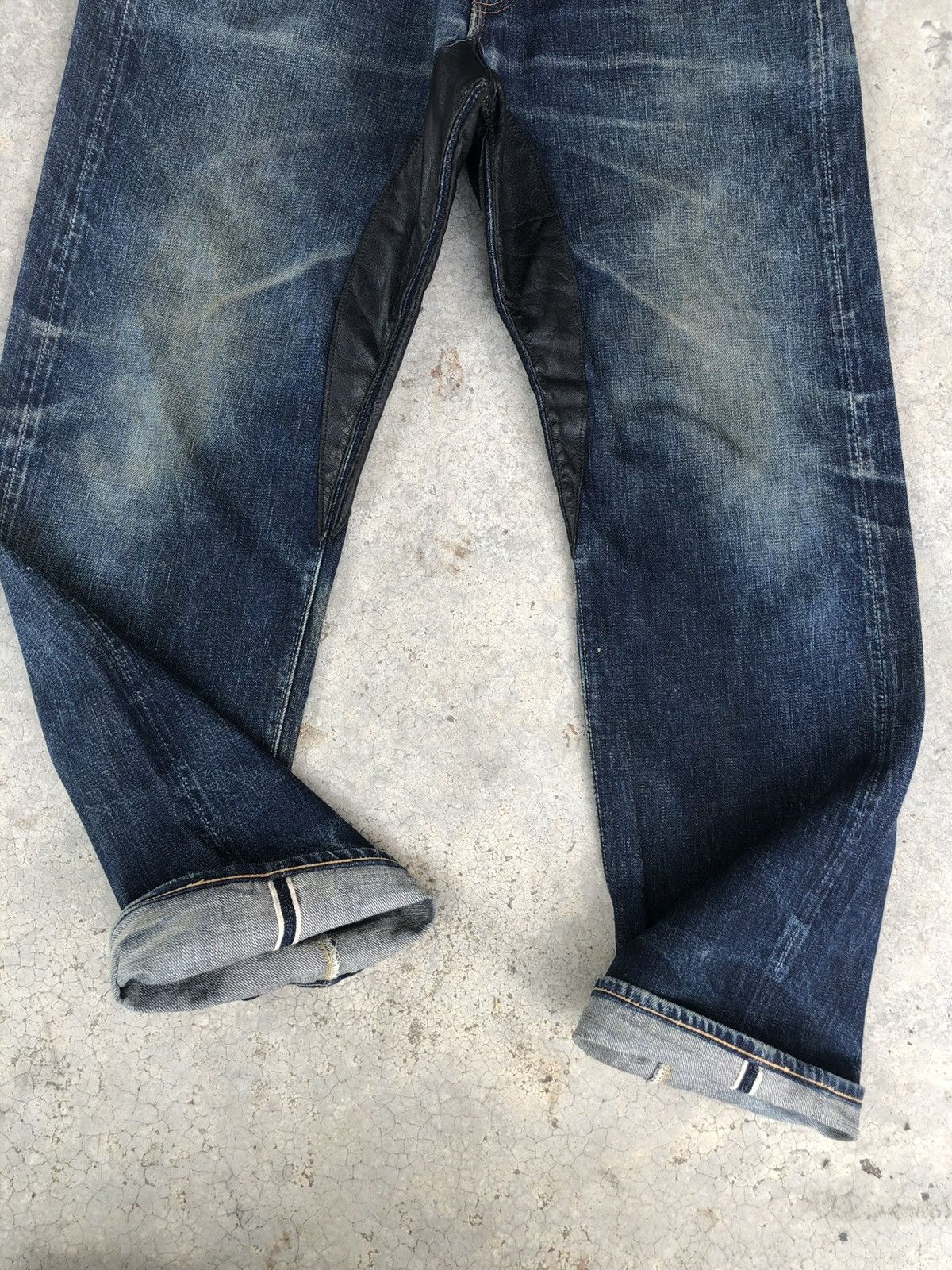 Full Count & Co. Full Count 1340k Selvedge Denim Leather Limited Distressed Size US 32 / EU 48 - 13 Thumbnail