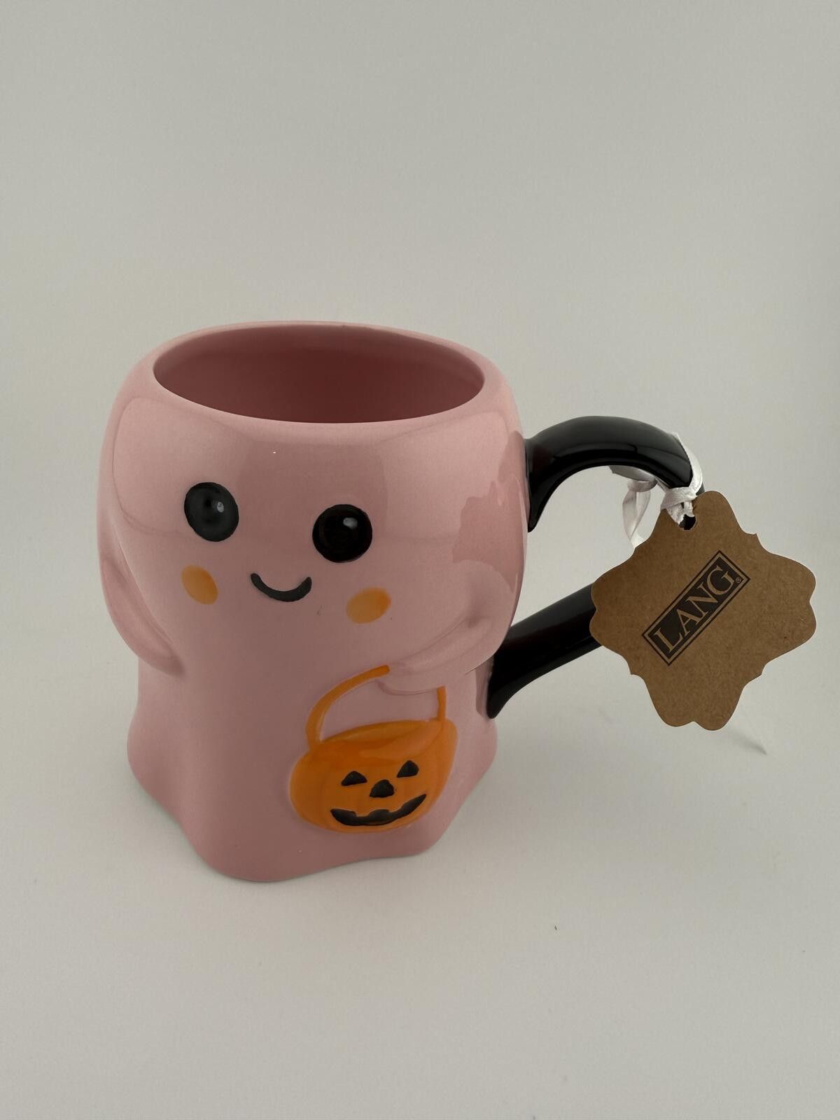 Helmut Lang Lang 2024 Pink Ghost Mug Jack-O-Lantern Pumpkin Décor (NWT) Size ONE SIZE - 1 Thumbnail