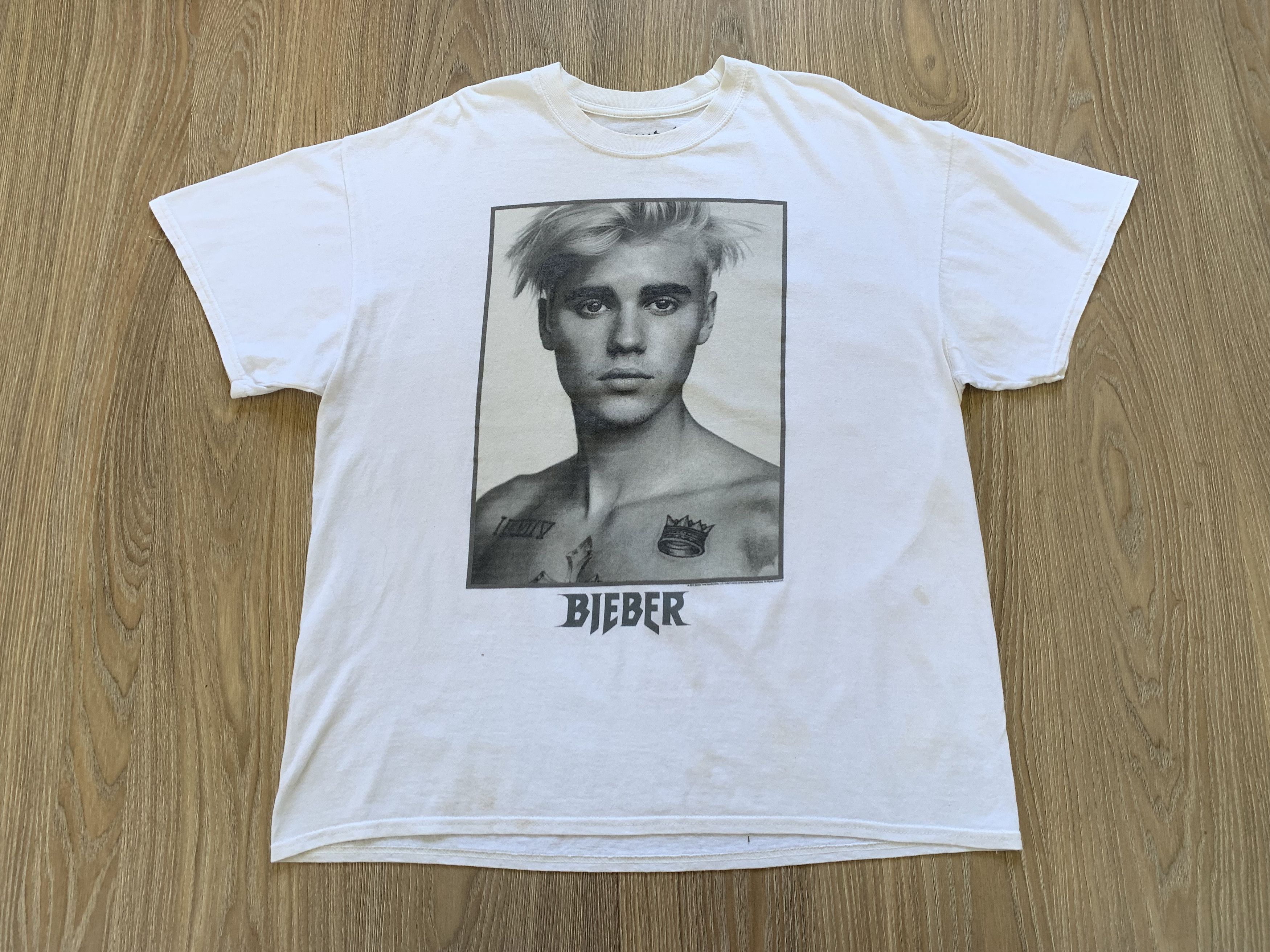 Bravado Justin Bieber Sorry Graphic Concert Tour T Shirt 2018 Size US XL / EU 56 / 4 - 2 Thumbnail