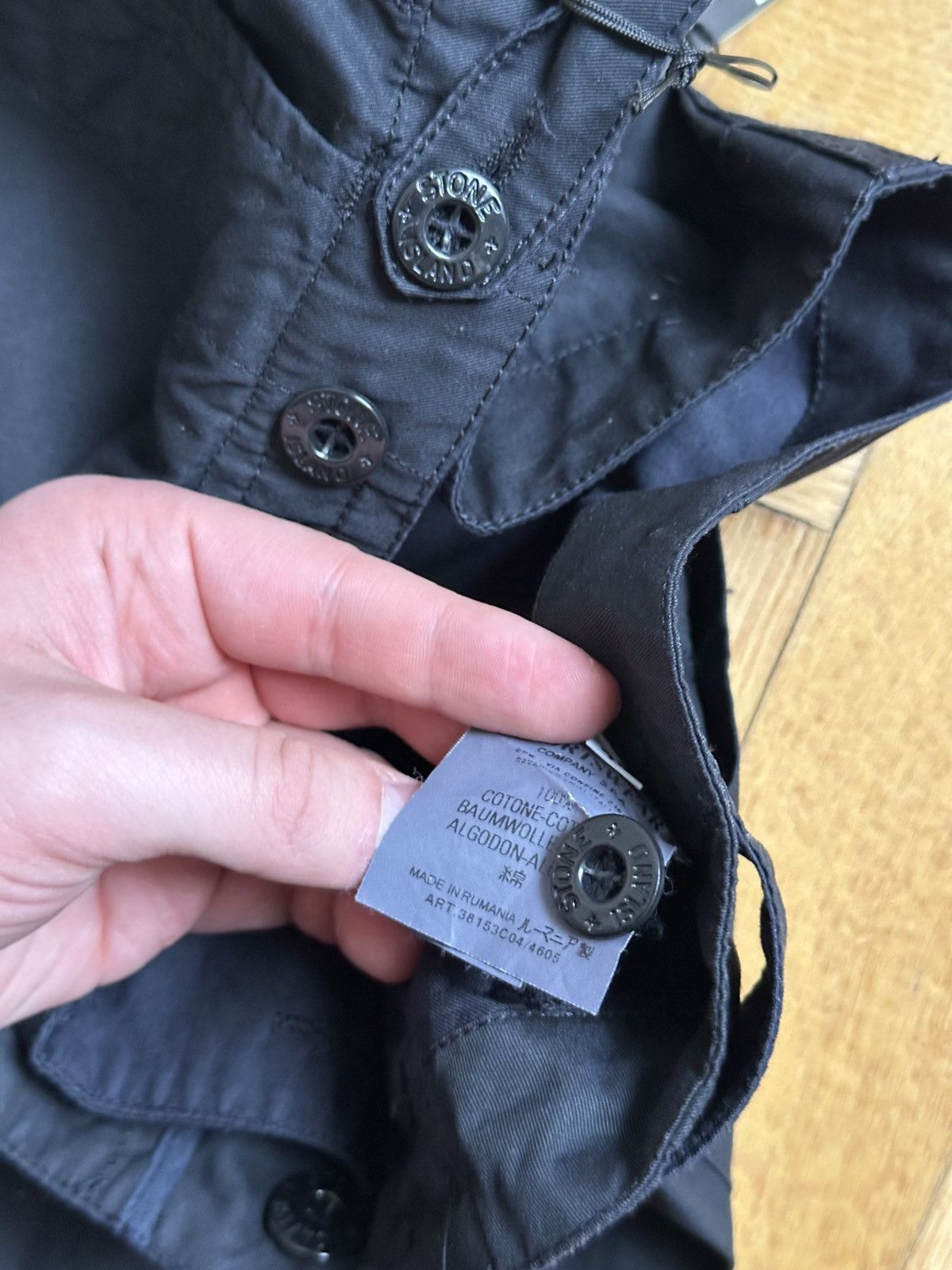 Stone Island Stone Island Vintage Spring/Summer 2003 Dark Pants Size US 31 - 9 Thumbnail