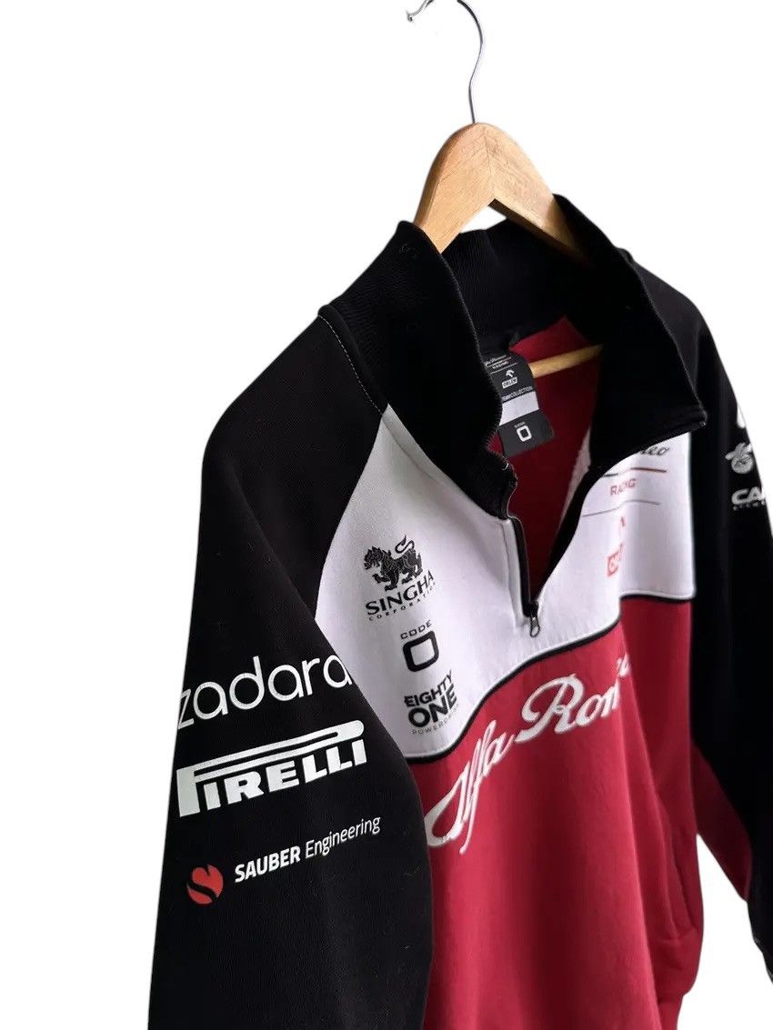 Vintage Vintage Alpha Romeo Orlen Racing Team 1/4 Zip Sweatshirt Size US XL / EU 56 / 4 - 7 Thumbnail