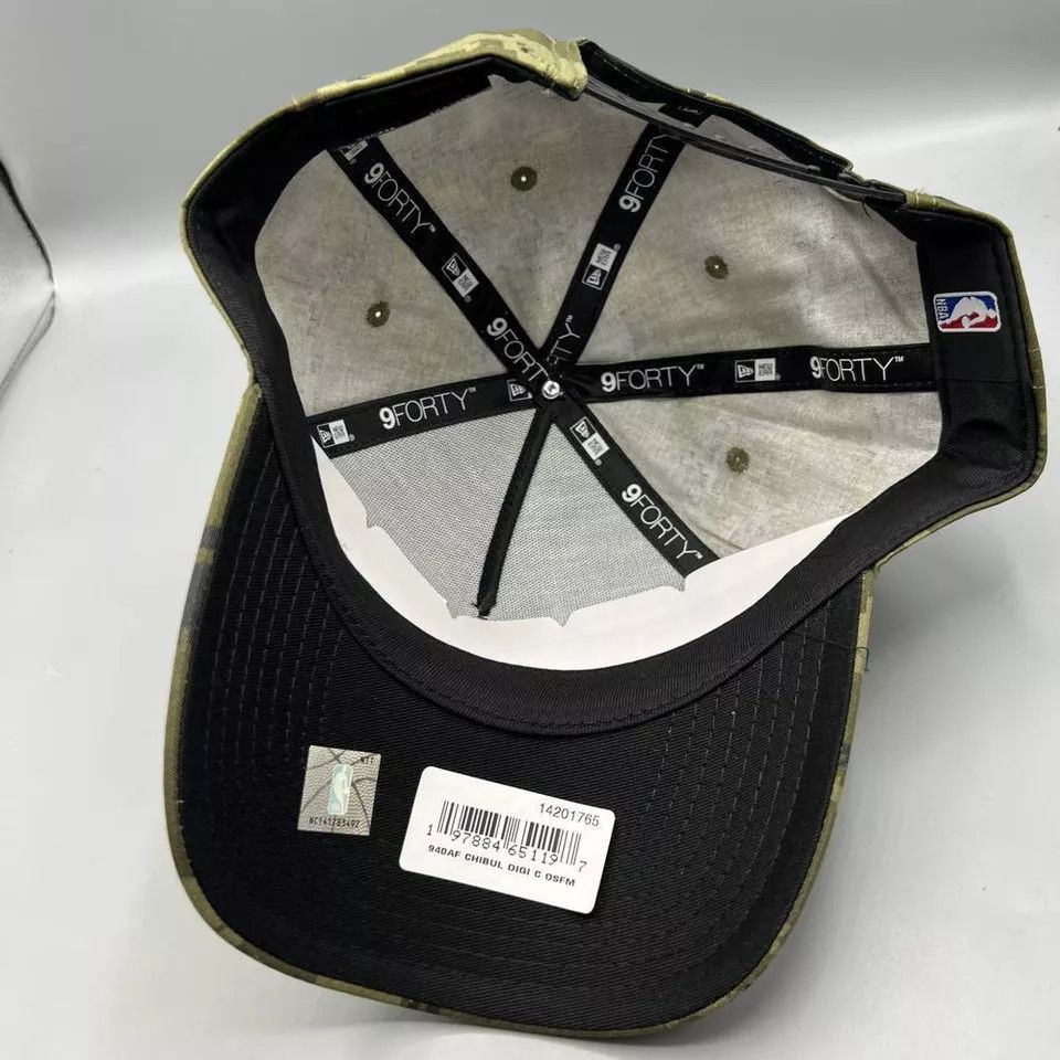 New Era Chicago Bulls Hat Men Camo 9Forty New Era Snap Back Cap New Size ONE SIZE - 7 Thumbnail