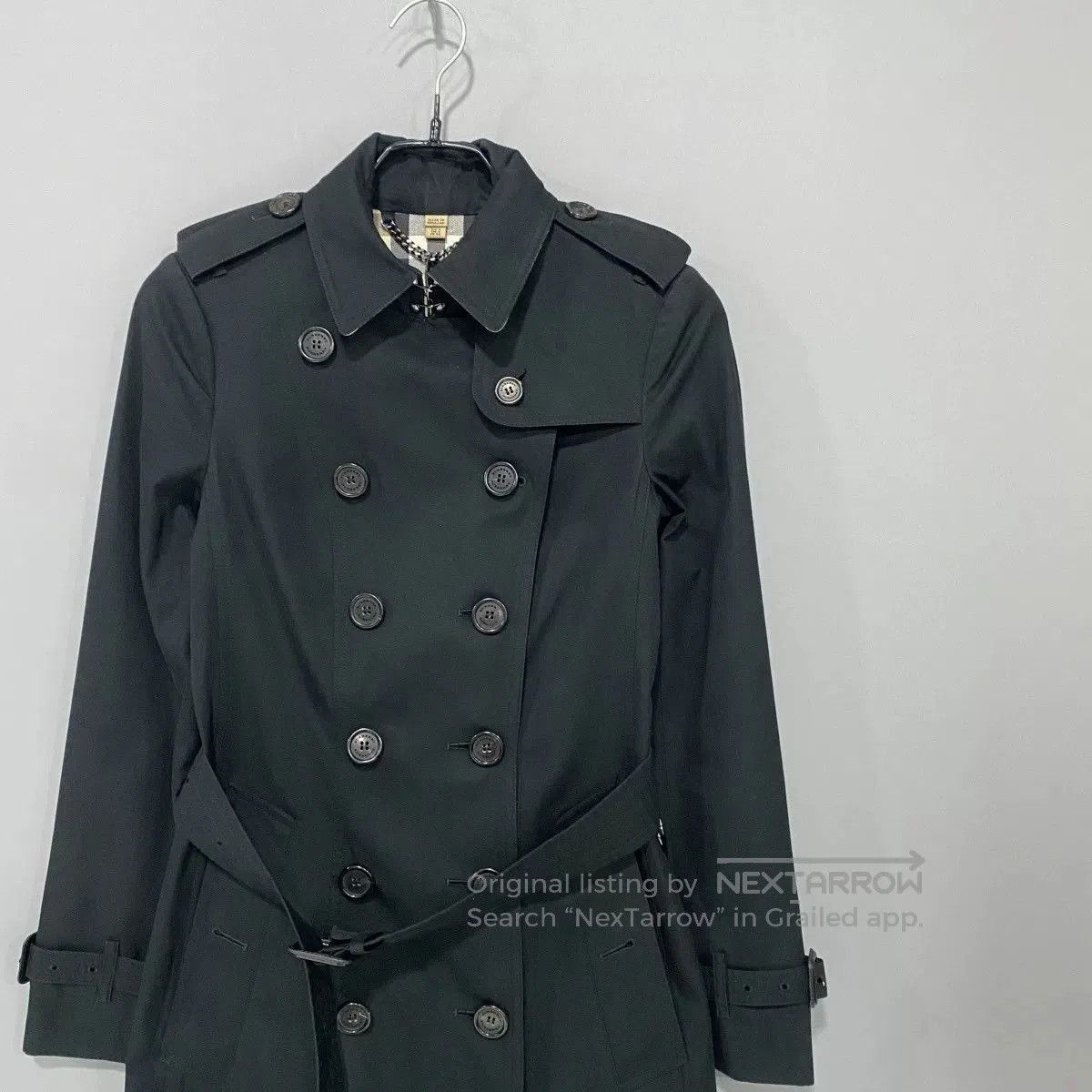 Burberry black double crown sandringham trench coat. Size XS / US 0-2 / IT 36-38 - 2 Thumbnail