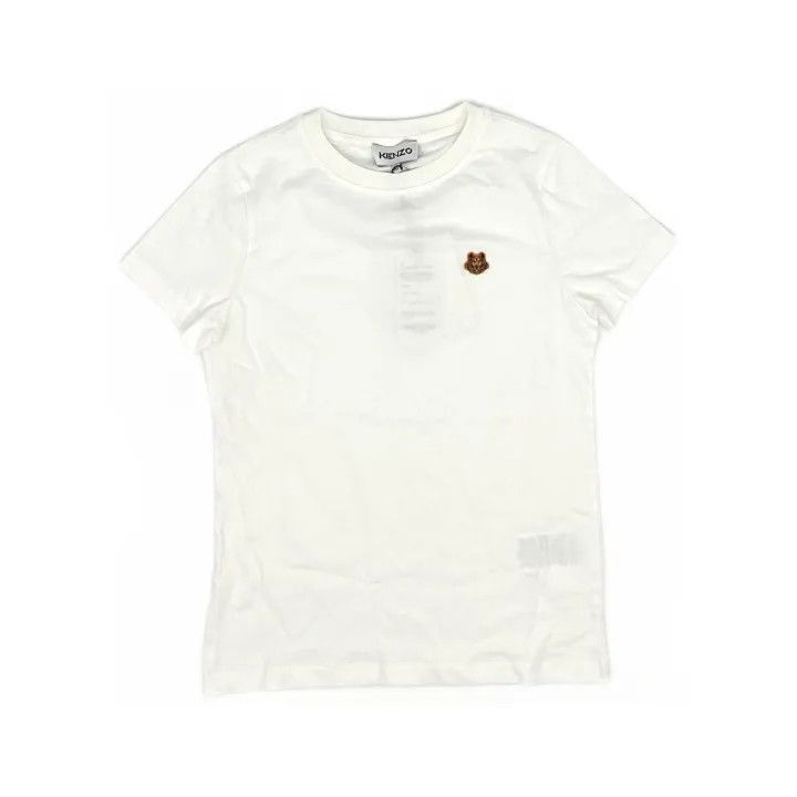 Kenzo KENZO White Short-Sleeve Embroidered T-Shirt -2507 Size XS / US 0-2 / IT 36-38 - 2 Thumbnail
