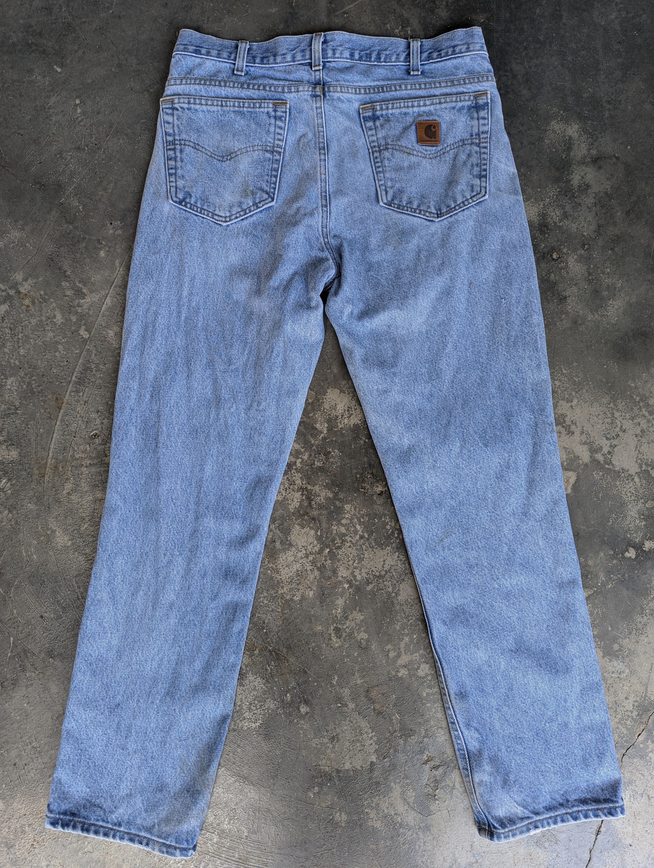 Carhartt Thrashed Carhartt Denim Jeans Traditional Fit Size US 34 / EU 50 - 5 Thumbnail
