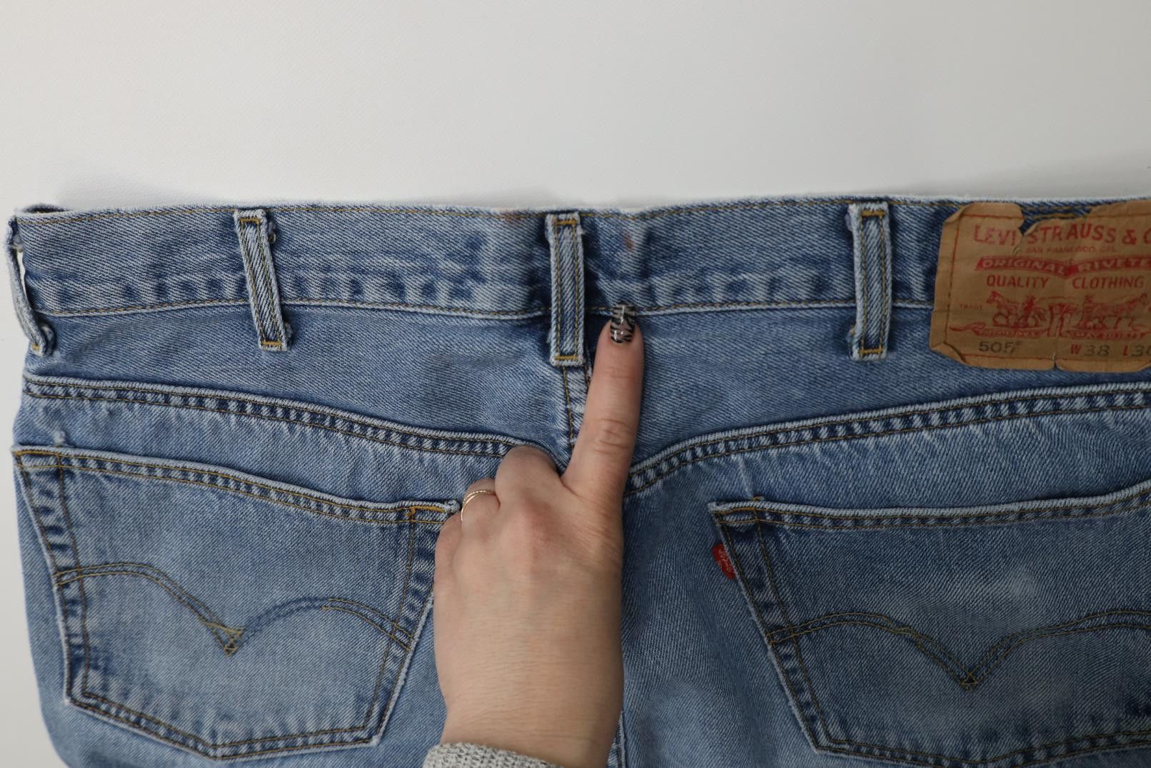 Levi's Vintage Y2K 2003 Levis 505 Regular Straight Leg Denim Jeans Size US 38 / EU 54 - 17 Thumbnail