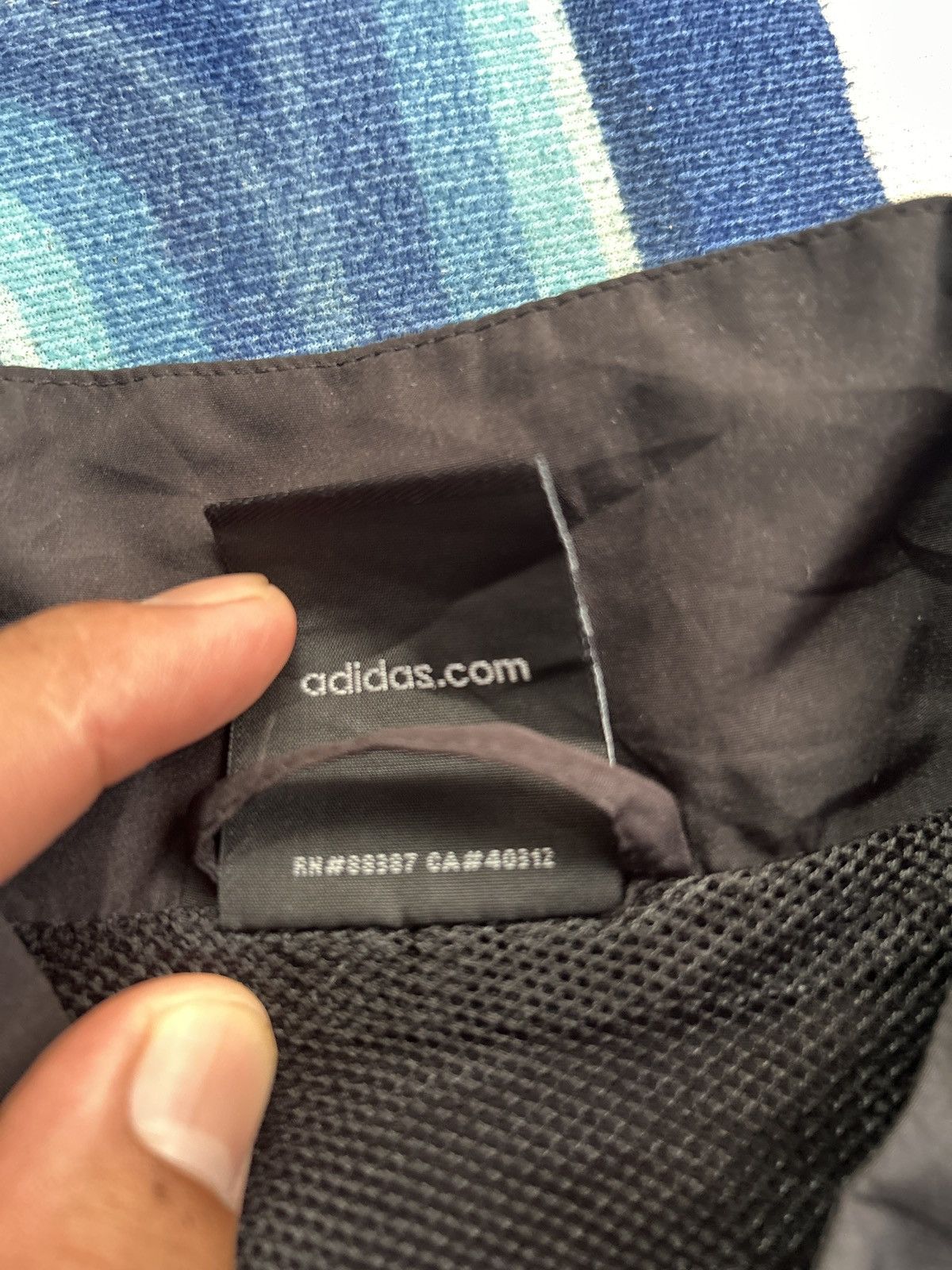 Adidas ENDED Adidas Full Zip Mesh Lined 3 Stripe Jacket Size US XS / EU 42 / 0 - 12 Thumbnail