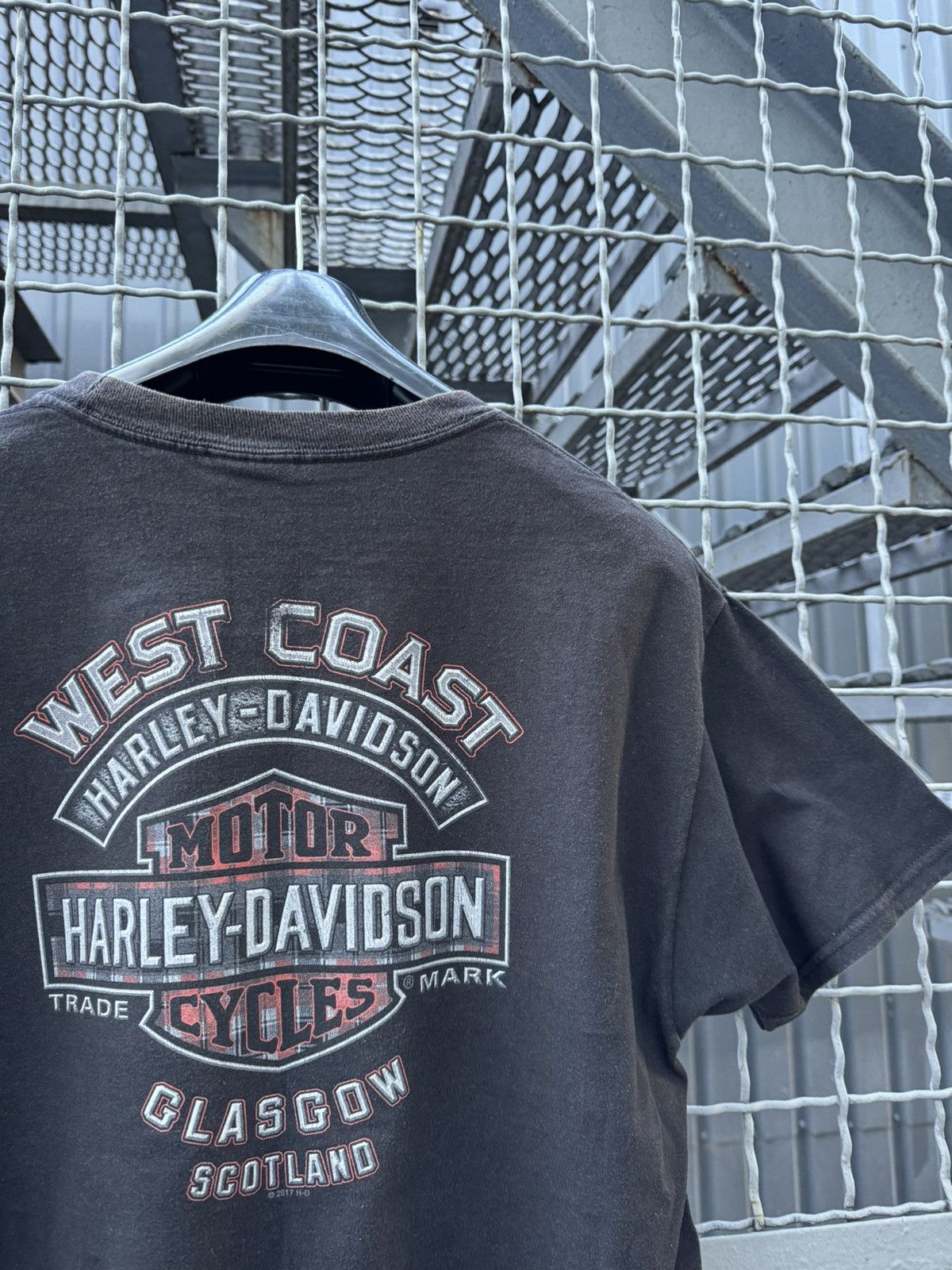 Harley Davidson × Vintage Harley Davidson West Coast T Shirt Scotland y2k Size US L / EU 52-54 / 3 - 12 Thumbnail