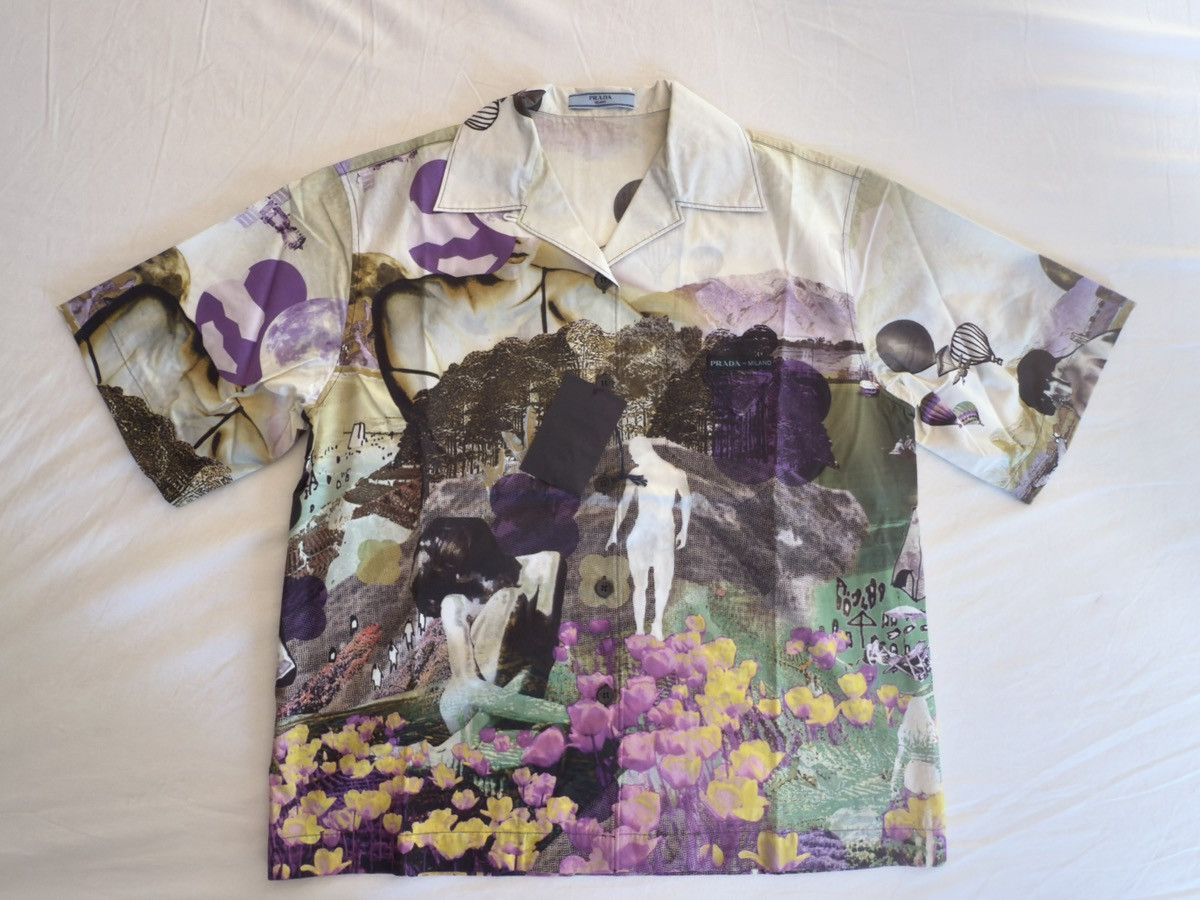 Prada Prada rare bowling shirt Size S / US 4 / IT 40 - 1 Thumbnail