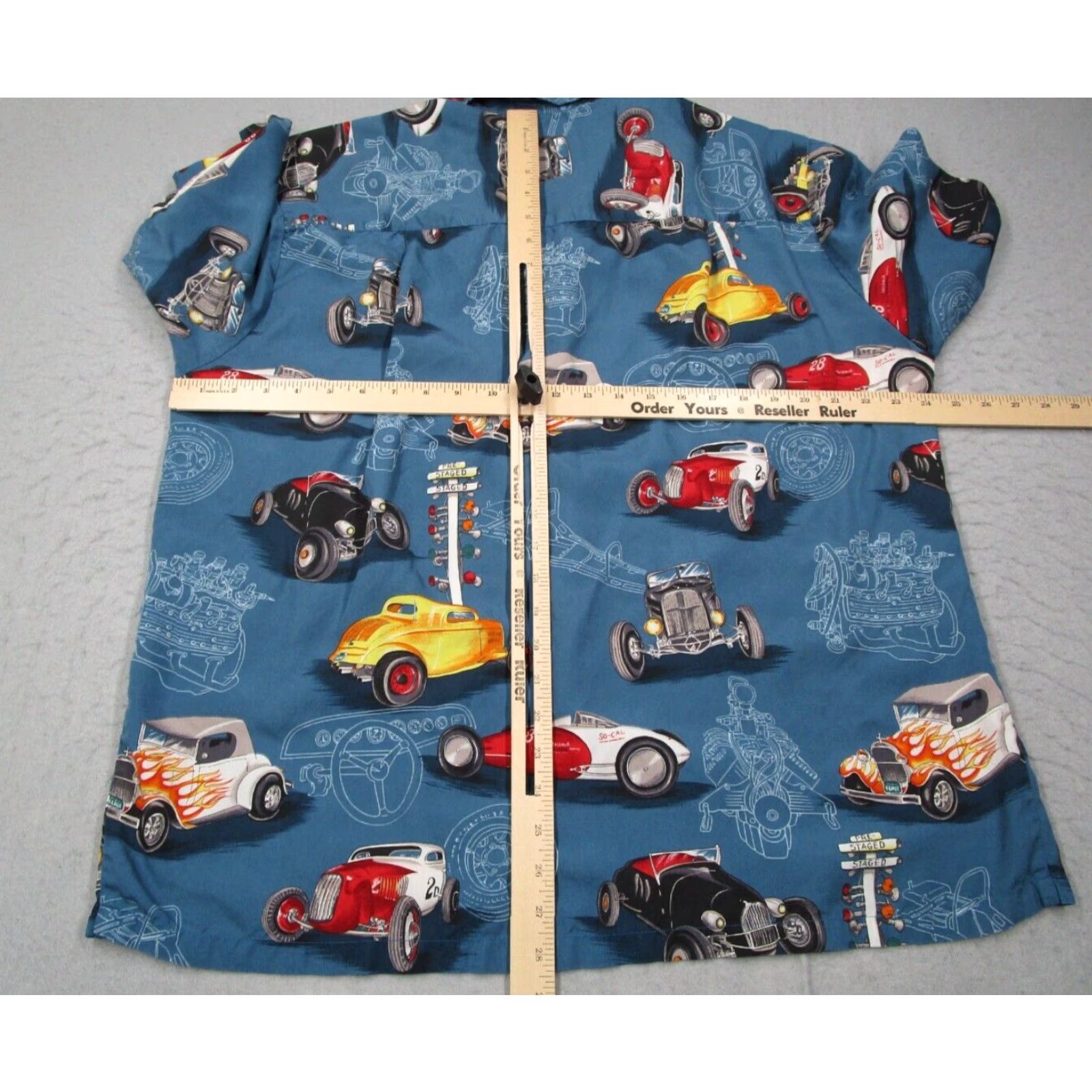 Paradise Found VINTAGE Paradise Found Shirt Men XL Blue Hawaiian Button-Up Shirt Mens Size US XL / EU 56 / 4 - 4 Thumbnail