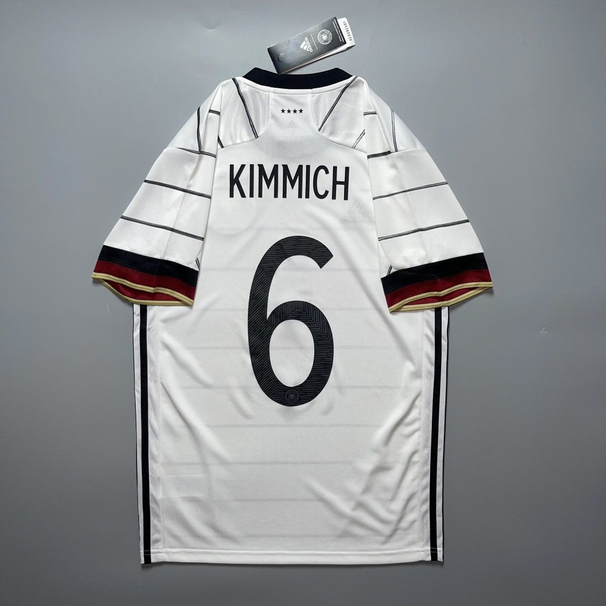 Adidas GERMANY ADIDAS 2020 EURO FOOTBALL HOME JERSEY #6 KIMMICH Size US S / EU 44-46 / 1 - 1 Thumbnail