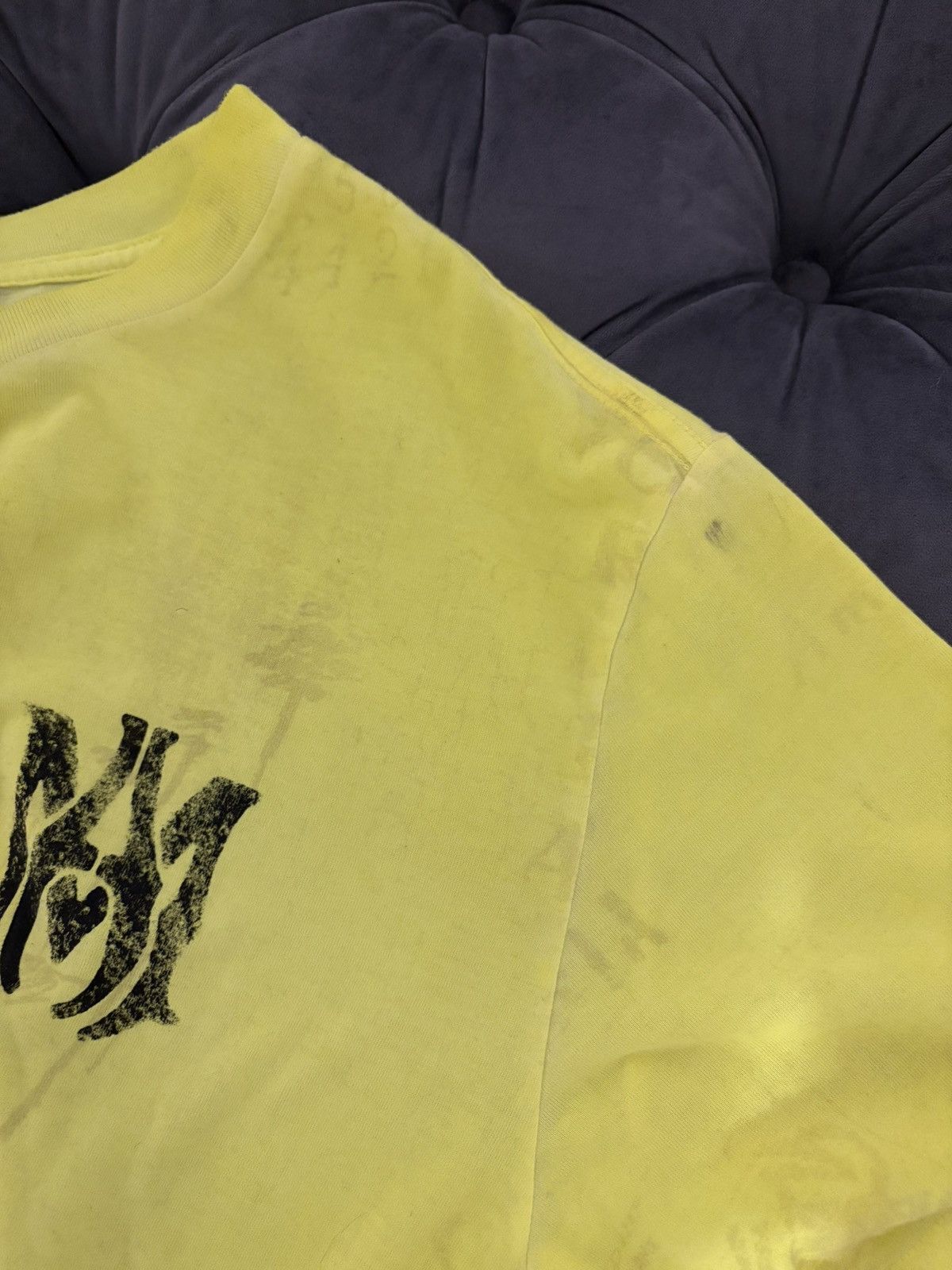 Amiri × Designer Amiri MA Stencil Logo T-Shirt Size US S / EU 44-46 / 1 - 3 Thumbnail