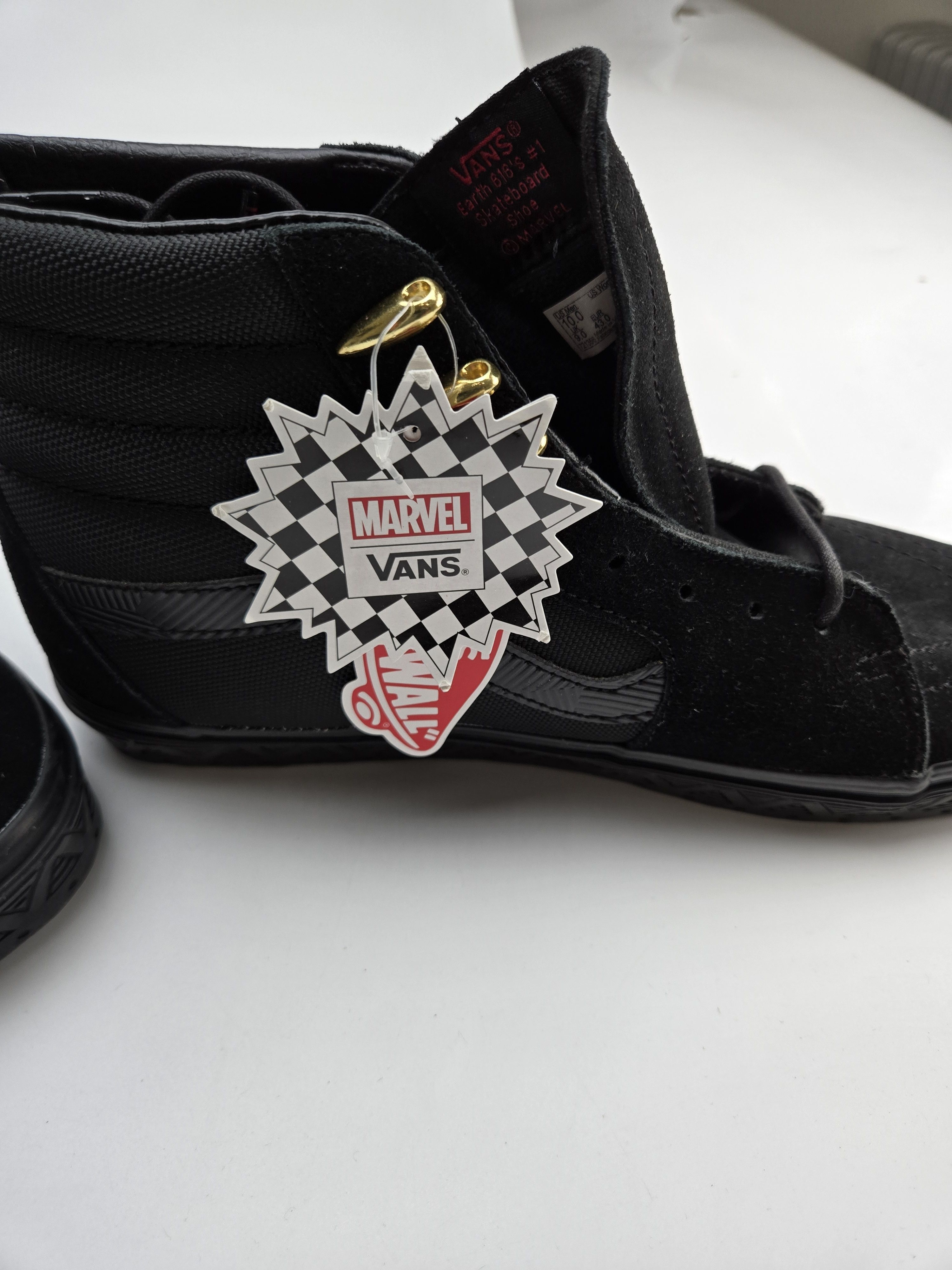 Vans VANS Sk8 Hi x Marvel Black Panther Size US 10 / EU 43 - 3 Thumbnail