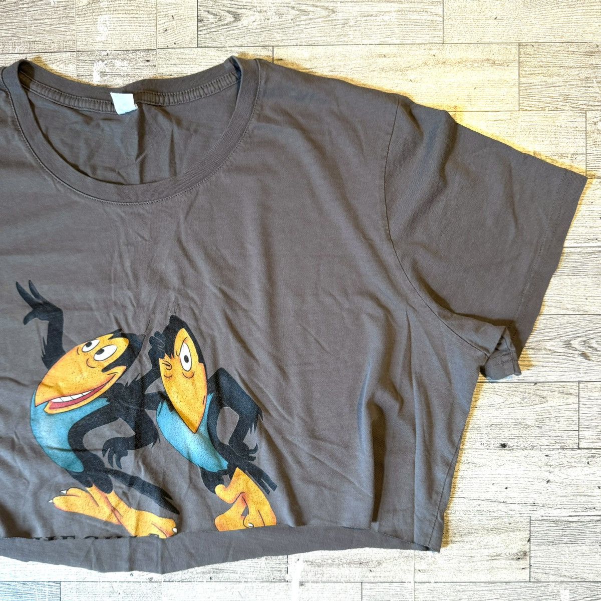 Vintage Heckle and Jeckle, Vintage, Cropped Short Sleeve Tee, OSFM Size ONE SIZE - 8 Thumbnail