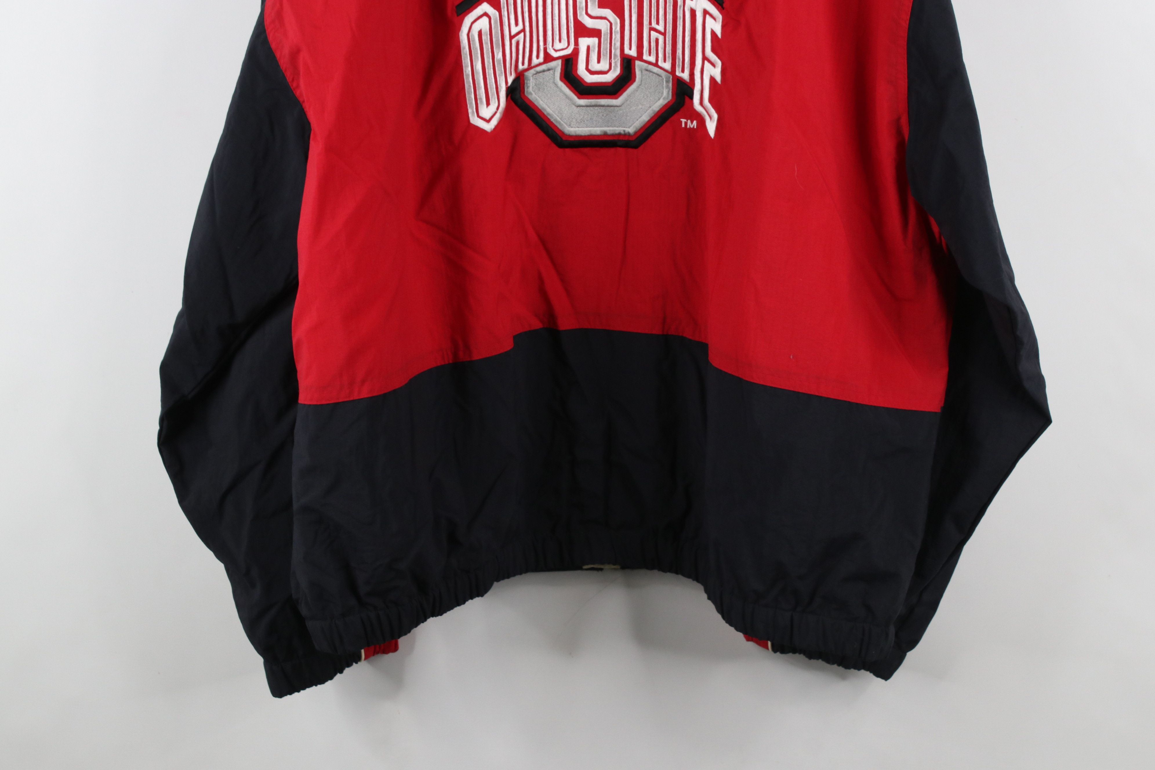 Vintage Vintage 90s Ohio State University Hooded Windbreaker Jacket Size US XL / EU 56 / 4 - 15 Thumbnail