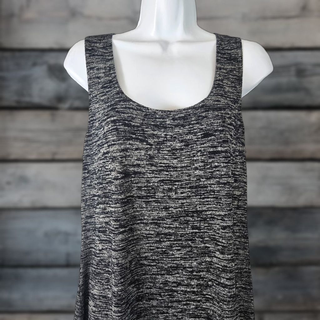 Joseph Ribkoff Joseph Ribkoff Tank Womens Sz 14 Black Gray Scoop Neck Size XL / US 12-14 / IT 48-50 - 1 Thumbnail