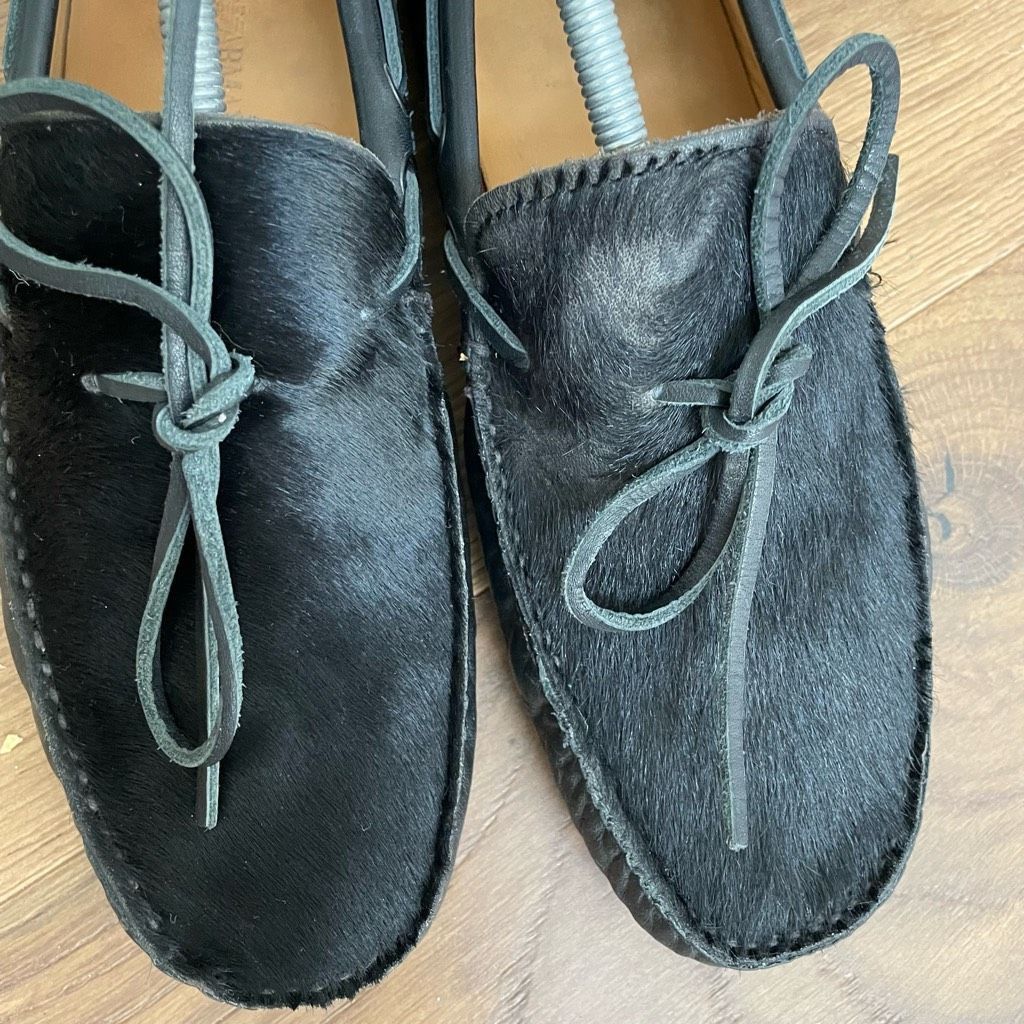 Emporio Armani Emporio Armani Driving Loafers Moccasins Leather Horsehair $ Size US 8 / EU 41 - 3 Thumbnail