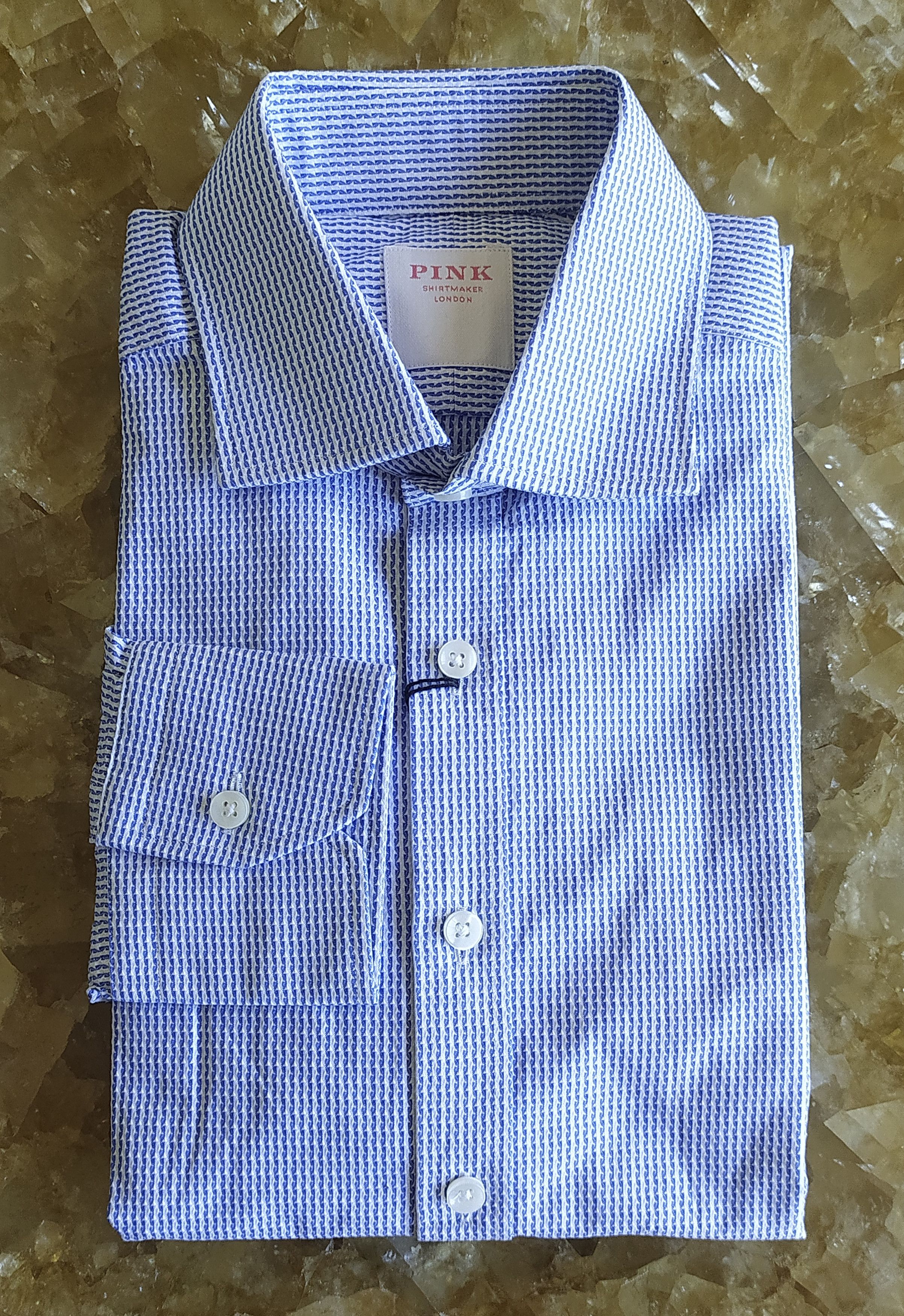 Thomas Pink Thomas Pink Formal Dobby Shirt Free Shipping T/58 Size US S / EU 44-46 / 1 - 1 Thumbnail