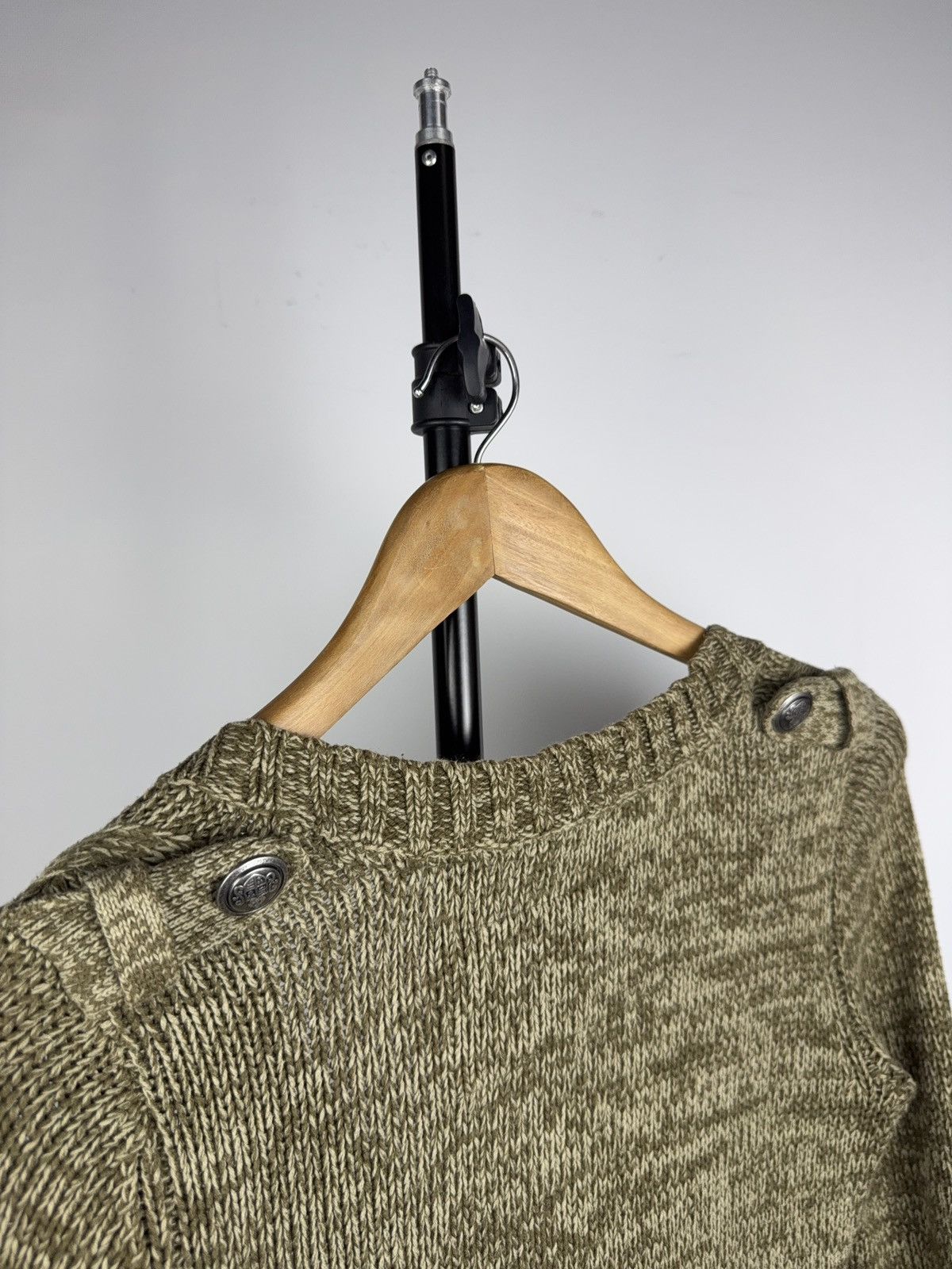 Japanese Brand Avant Garde Japanese 00s Cable Knit Sweater Dress Olive XS Size XS / US 0-2 / IT 36-38 - 10 Thumbnail
