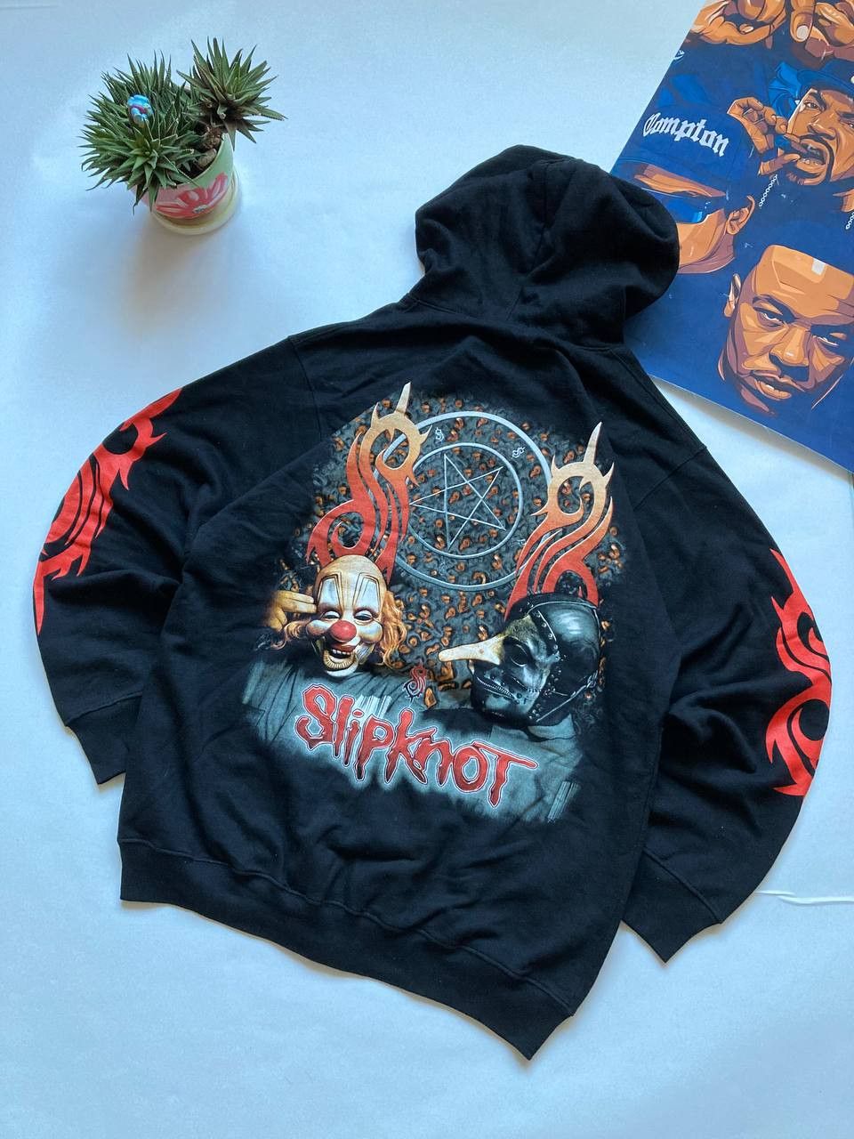 Band Tees × Slipknot Rare Slipknot Vintage Y2K Zip Up Hoodie Size US L / EU 52-54 / 3 - 1 Thumbnail