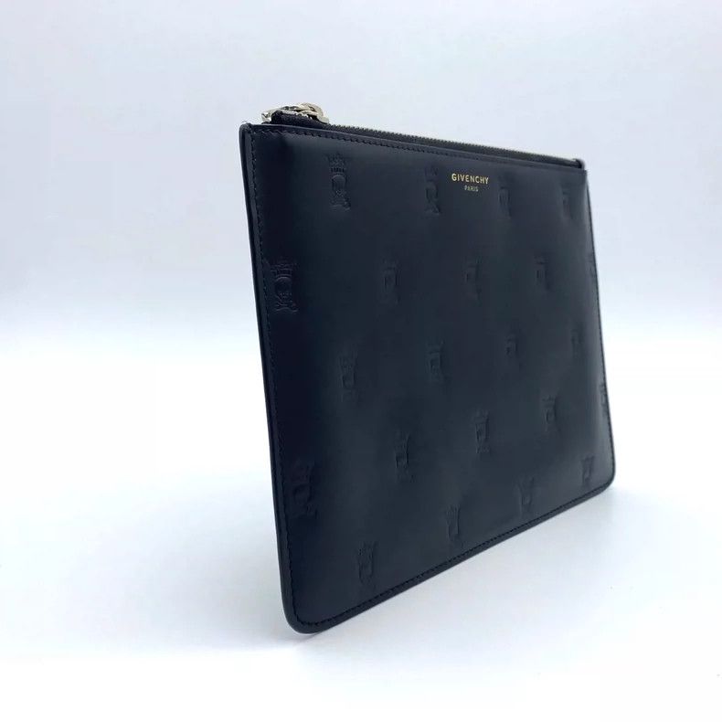 Givenchy Givenchy Very High-End Burgundy Double-Sided Leather Fring Size ONE SIZE - 3 Thumbnail