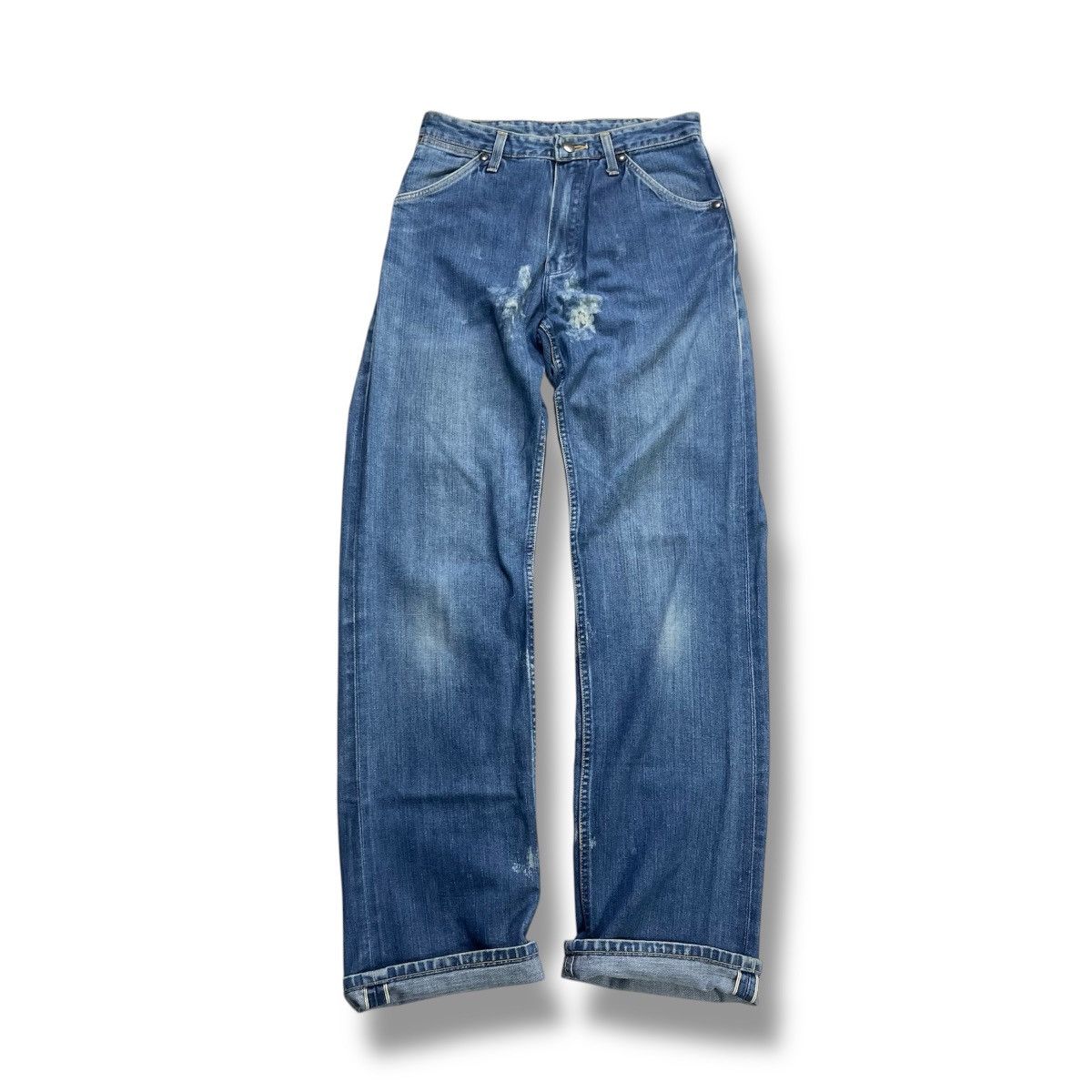 Vintage Wrangler Blue Bell Patina Fades Selvedge Jeans