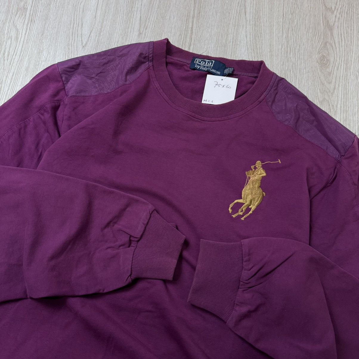 Polo Ralph Lauren Polo Ralph Lauren logo gold sweatshirt Size US XXL / EU 58 / 5 - 2 Thumbnail