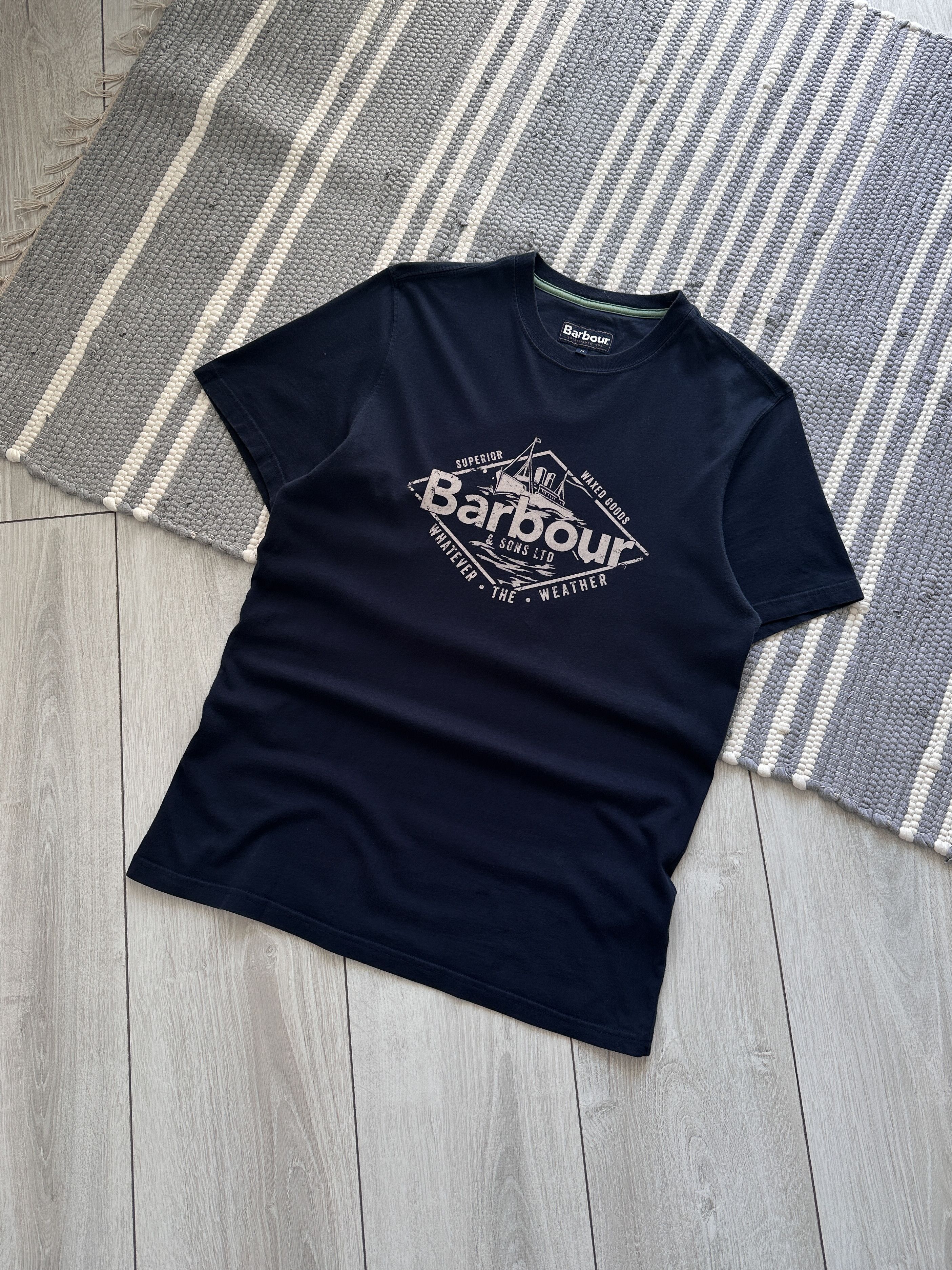 Barbour Barbour Logo Tee Shirt Size US M / EU 48-50 / 2 - 1 Thumbnail