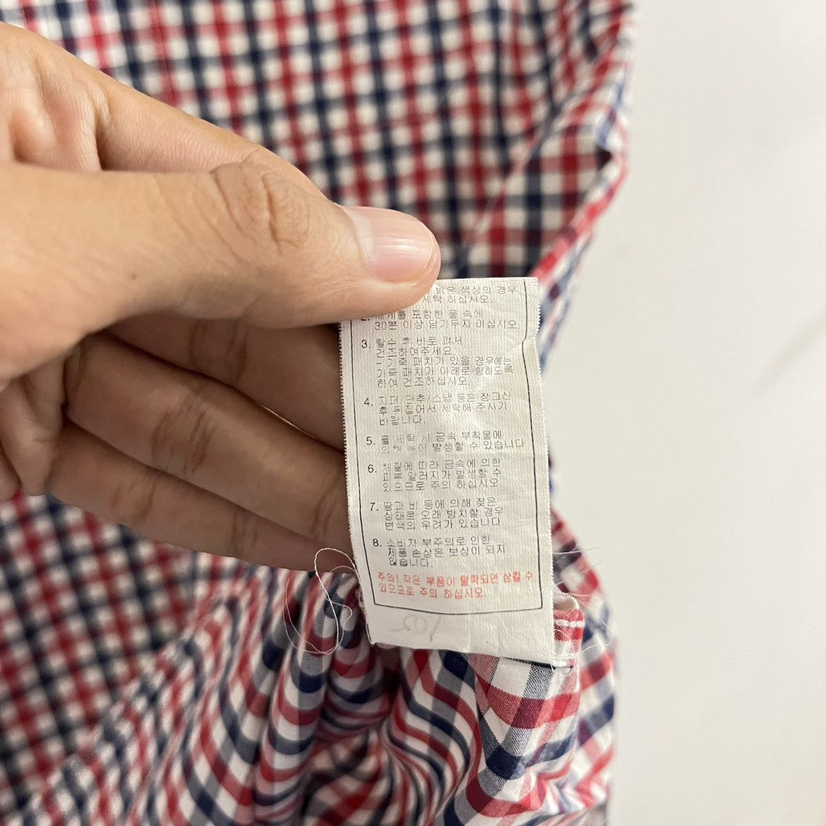Vintage Manchester United Gingham Short Shirt - JUN25 Size US L / EU 52-54 / 3 - 9 Thumbnail
