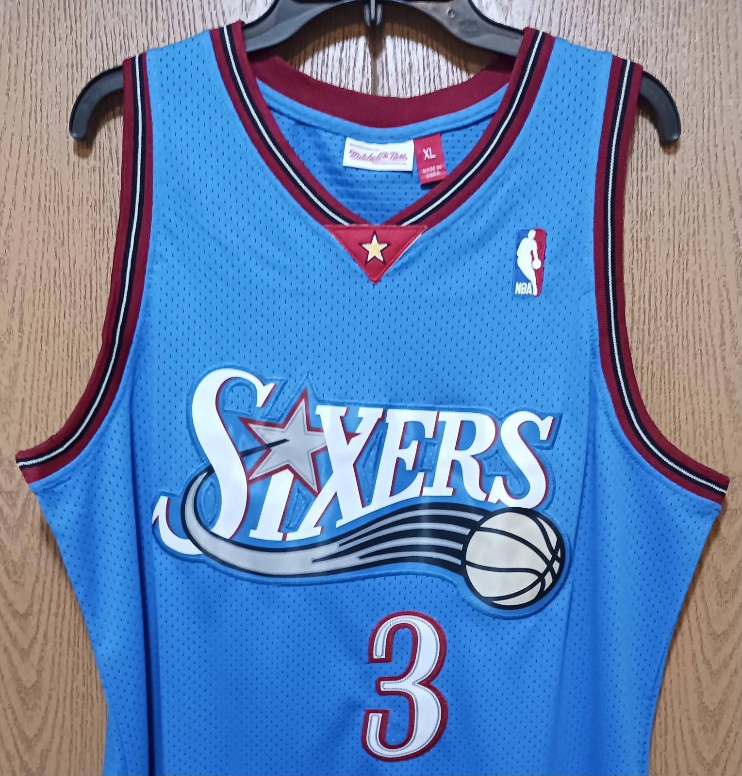 Other Allen Iverson (Mitch/Ness)-(76ers)-(Jersey)-(Size:XL)-$100 Size US XL / EU 56 / 4 - 1 Thumbnail